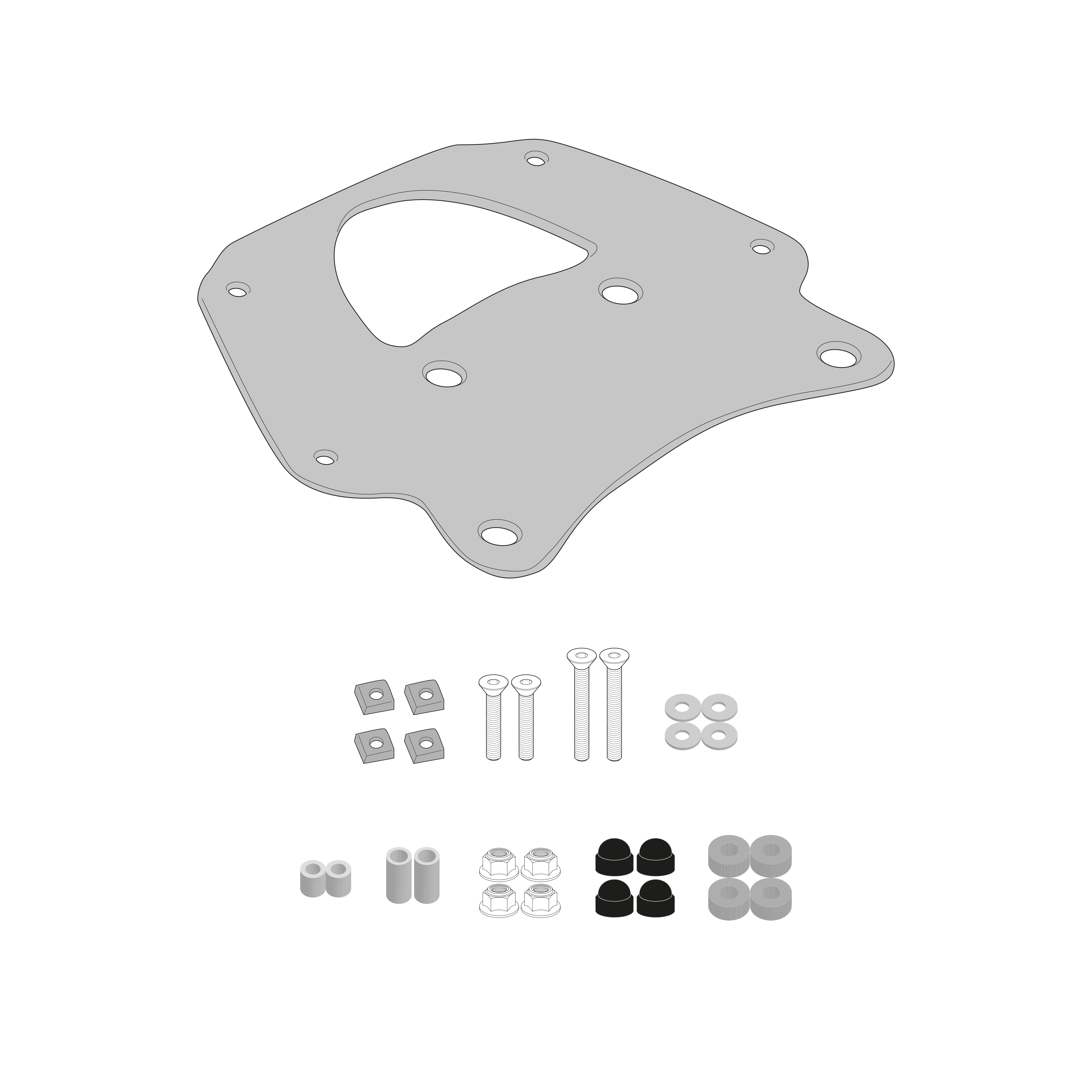 Top case support GIVI SR5619
