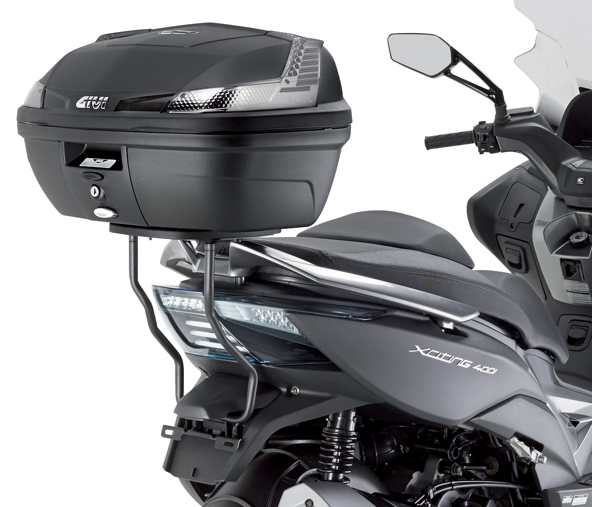 Supporto per valigie centrali top-case-support GIVI SR6104M