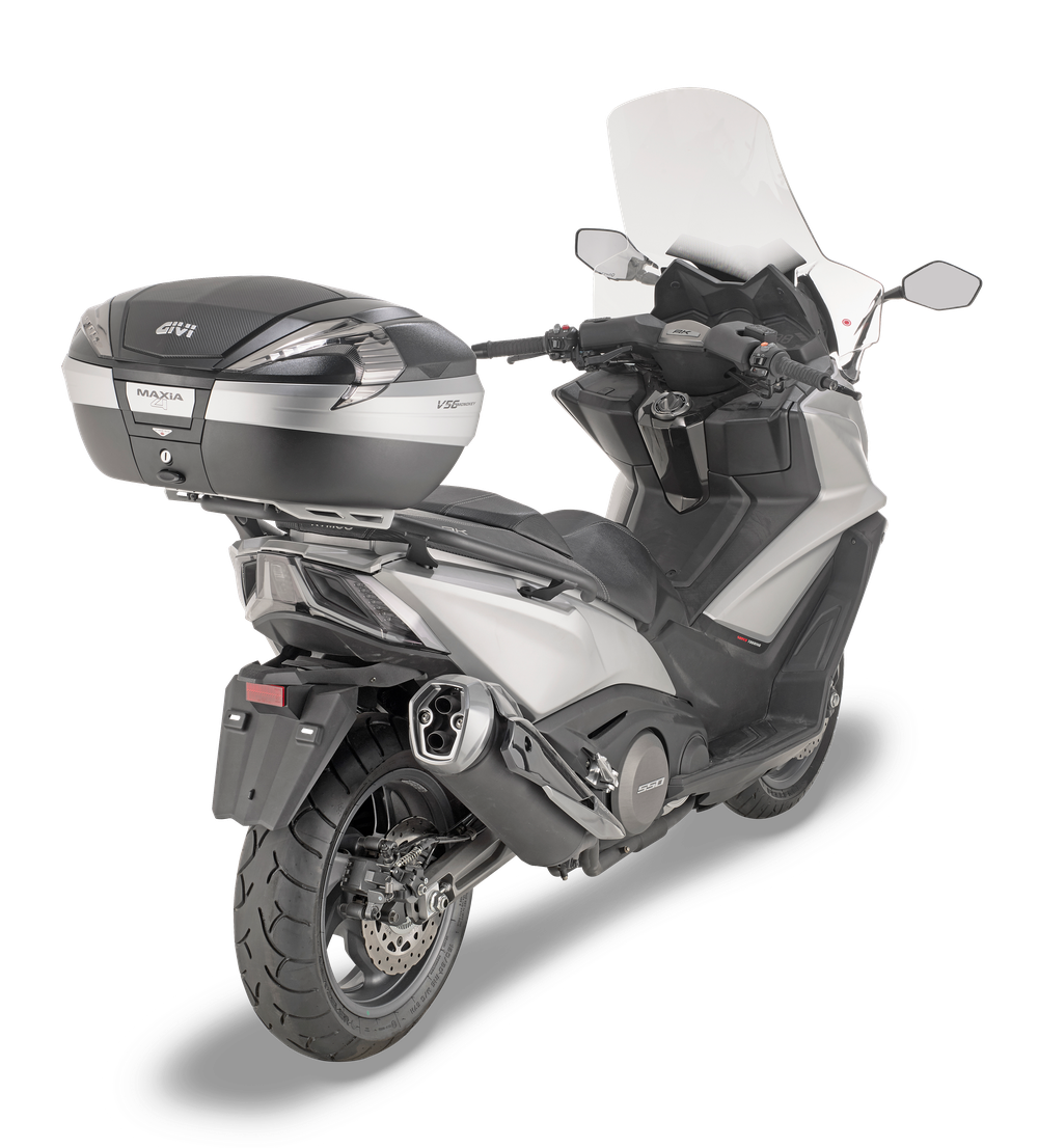 Attacco GIVI SR6110 montato con V56NNT su Kymco AK 550 ETS (17)