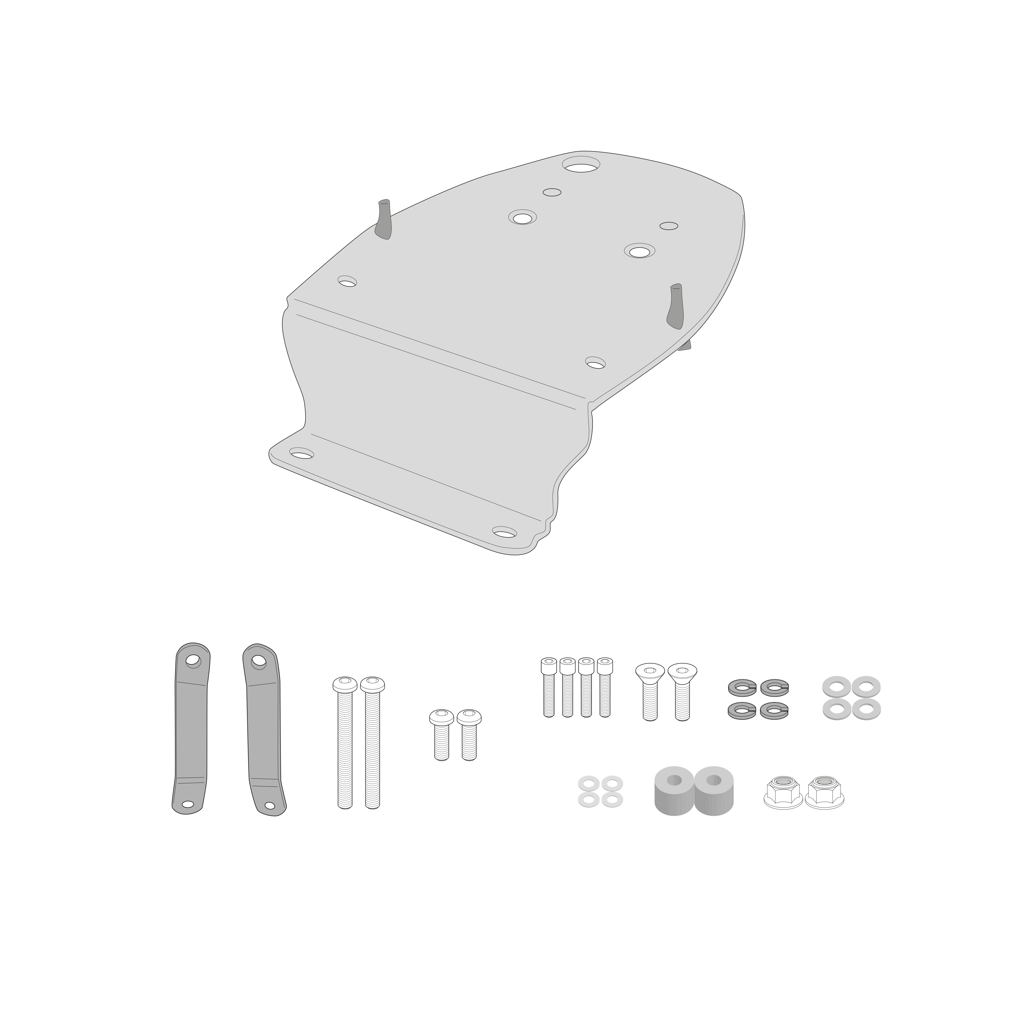 Supporto per valigie centrali GIVI SR6115