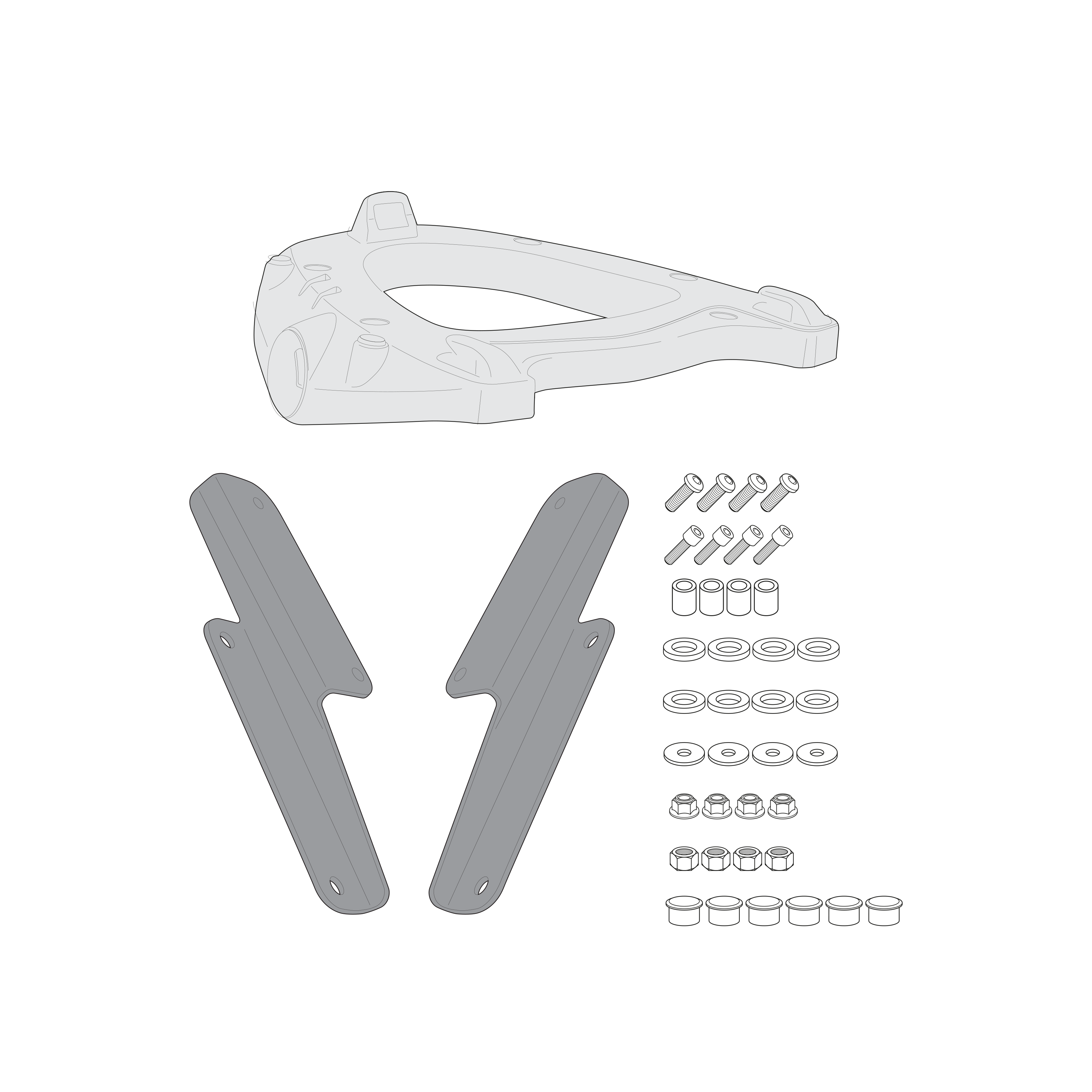 Top case support GIVI SR6403