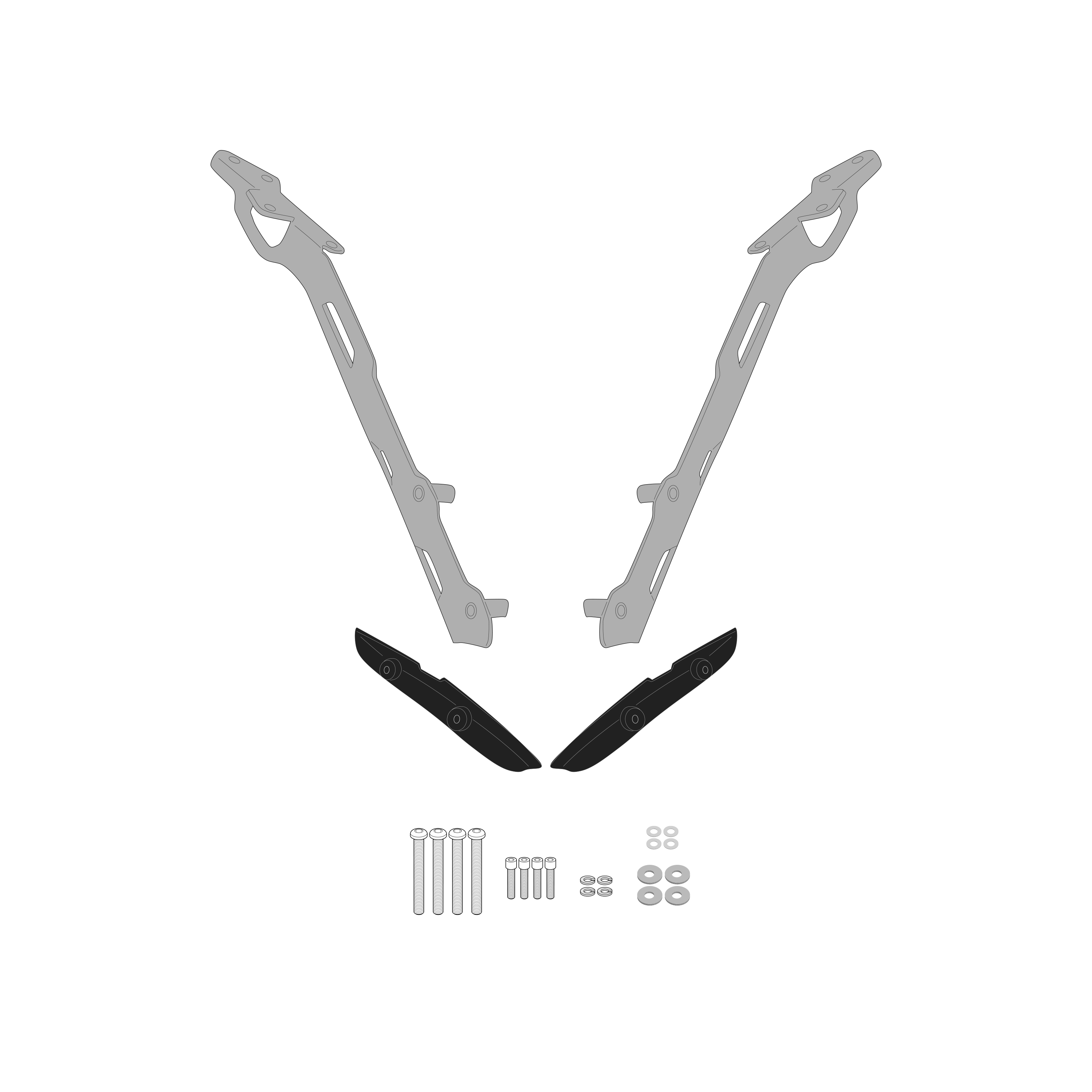 Supporto per valigie centrali GIVI SR6419