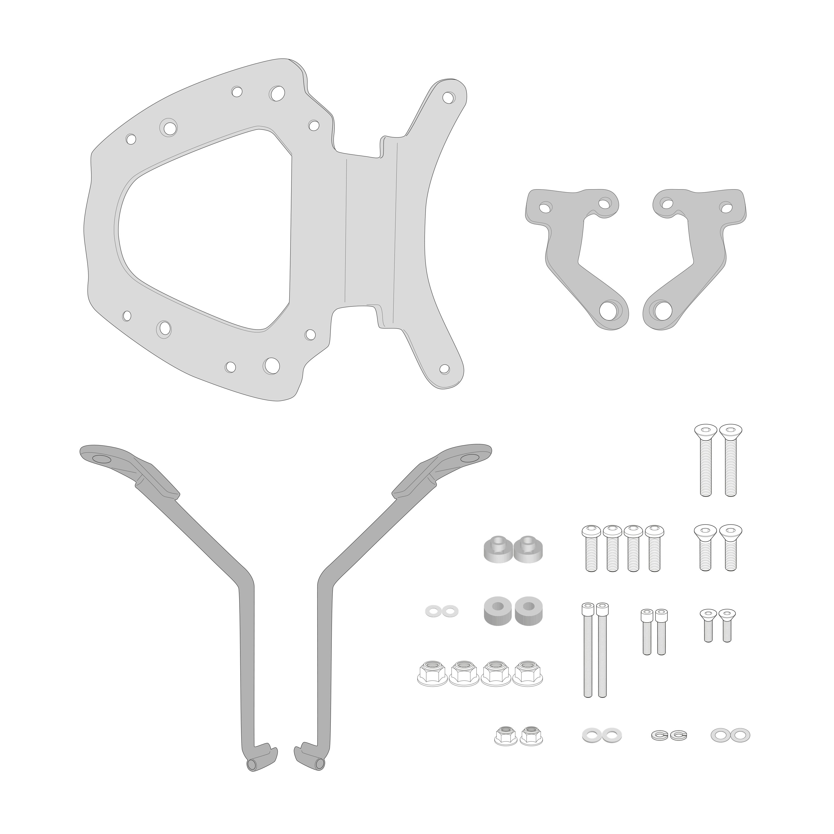 Supporto per valigie centrali GIVI SR7060