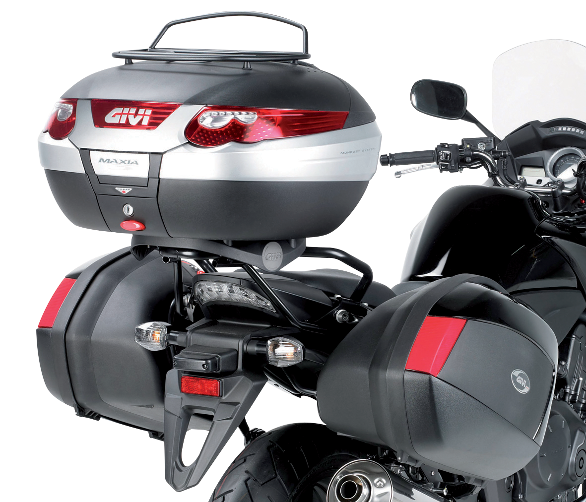 Supporto per valigie centrali top-case-support GIVI SR777