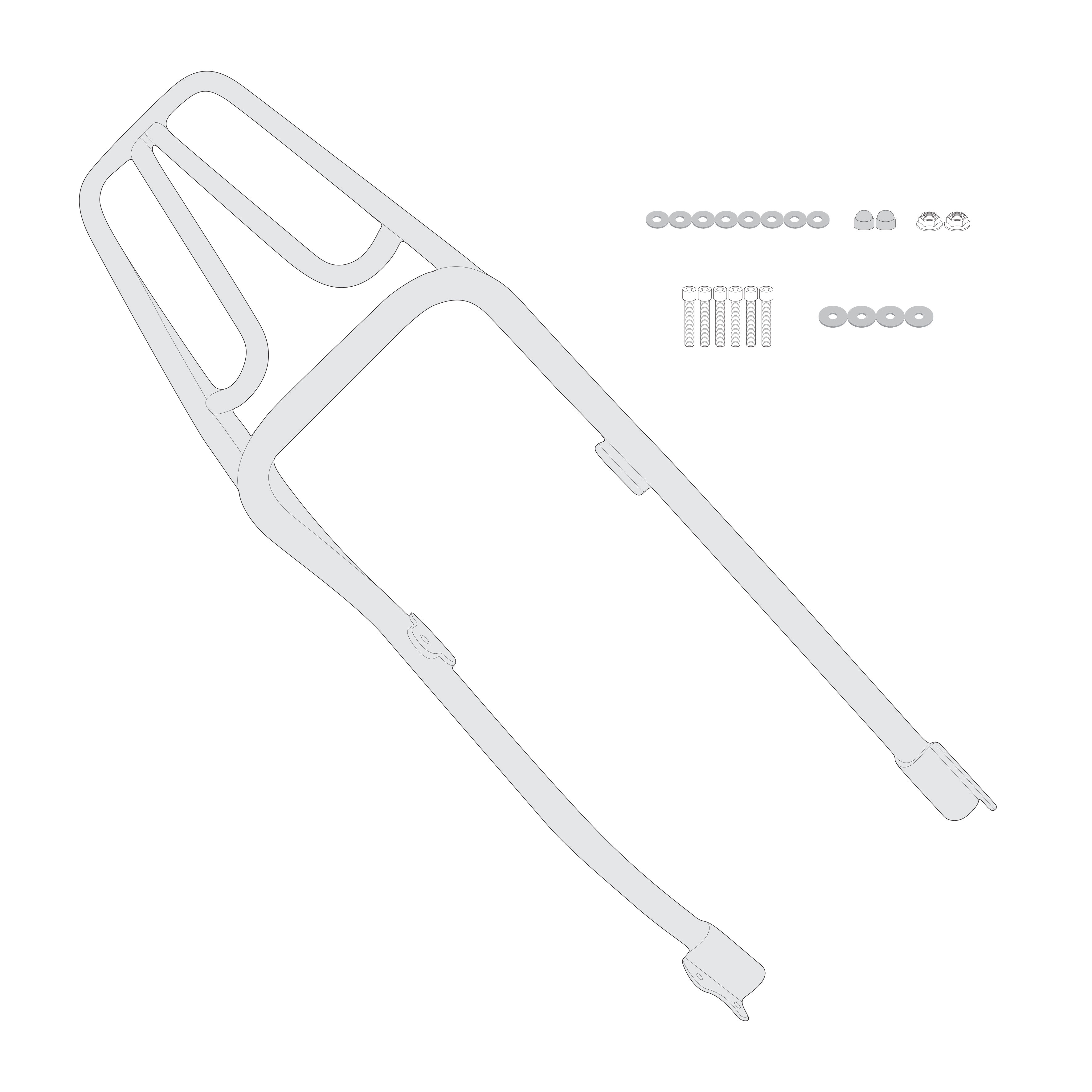 Supporto per valigie centrali GIVI SR8201