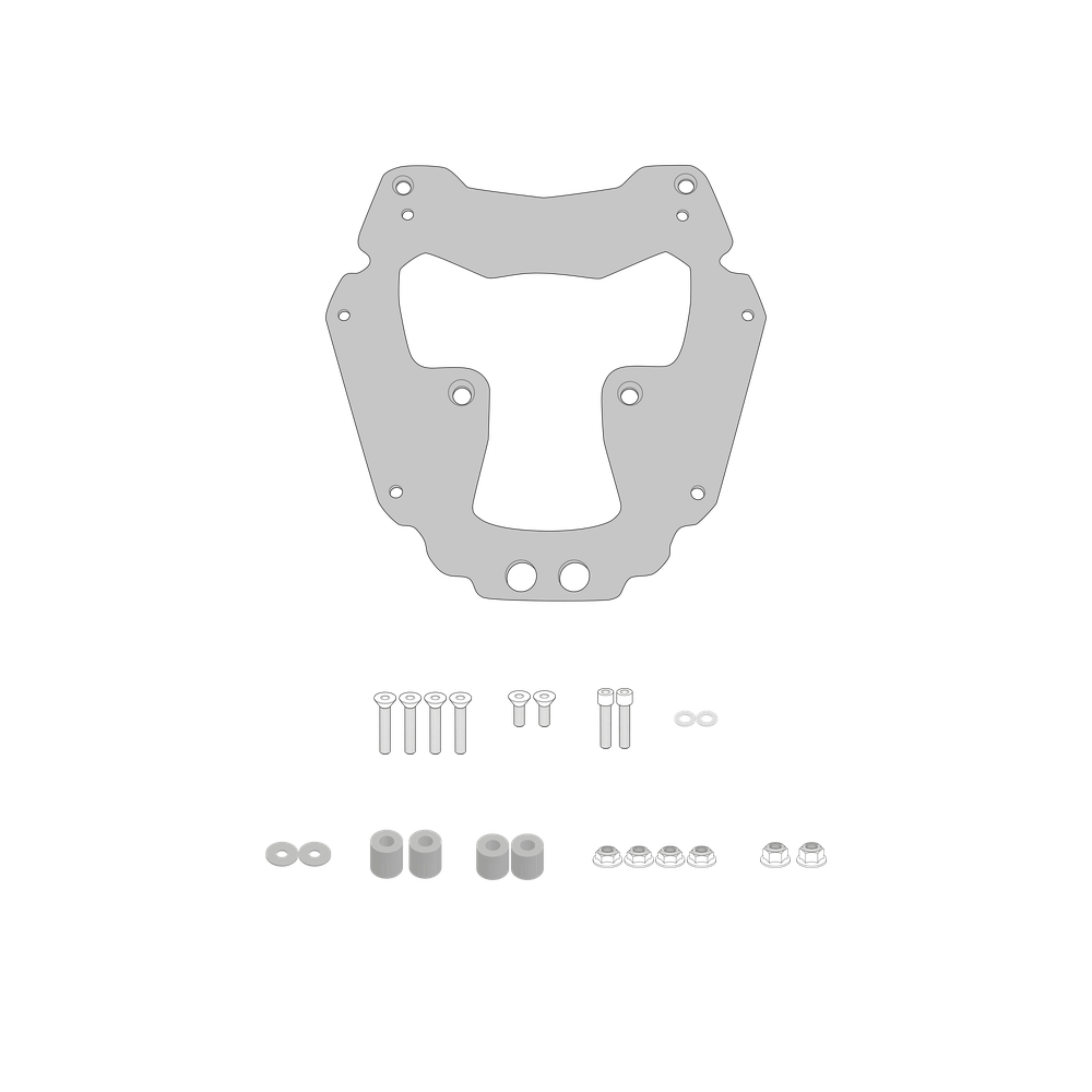 Supporto per valigie centrali GIVI SR8203