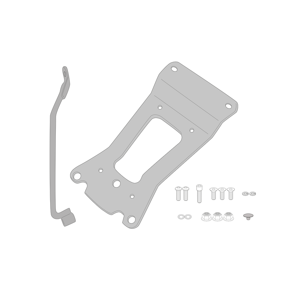 Supporto per valigie centrali GIVI SR8831