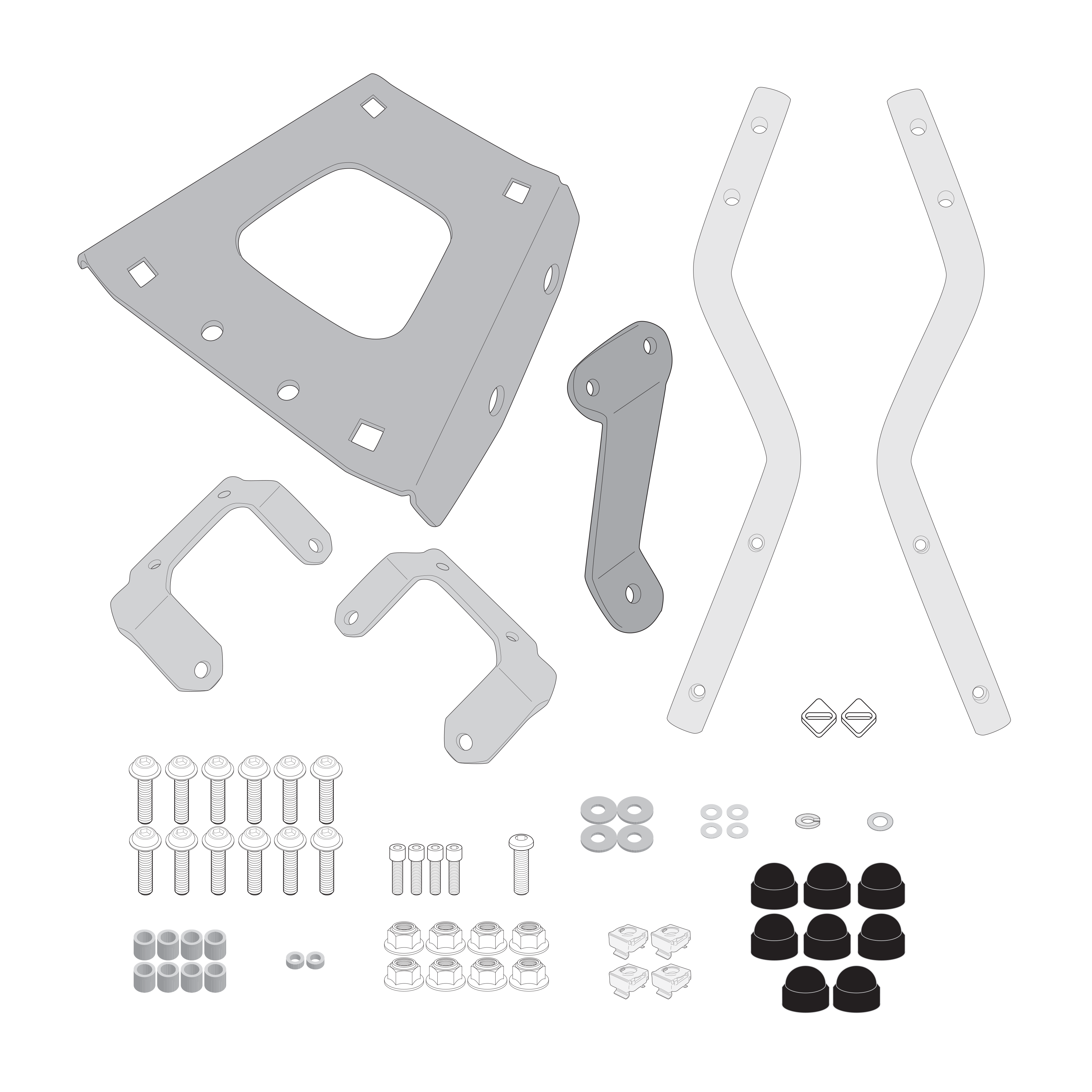 Supporto per valigie centrali GIVI SR8963B