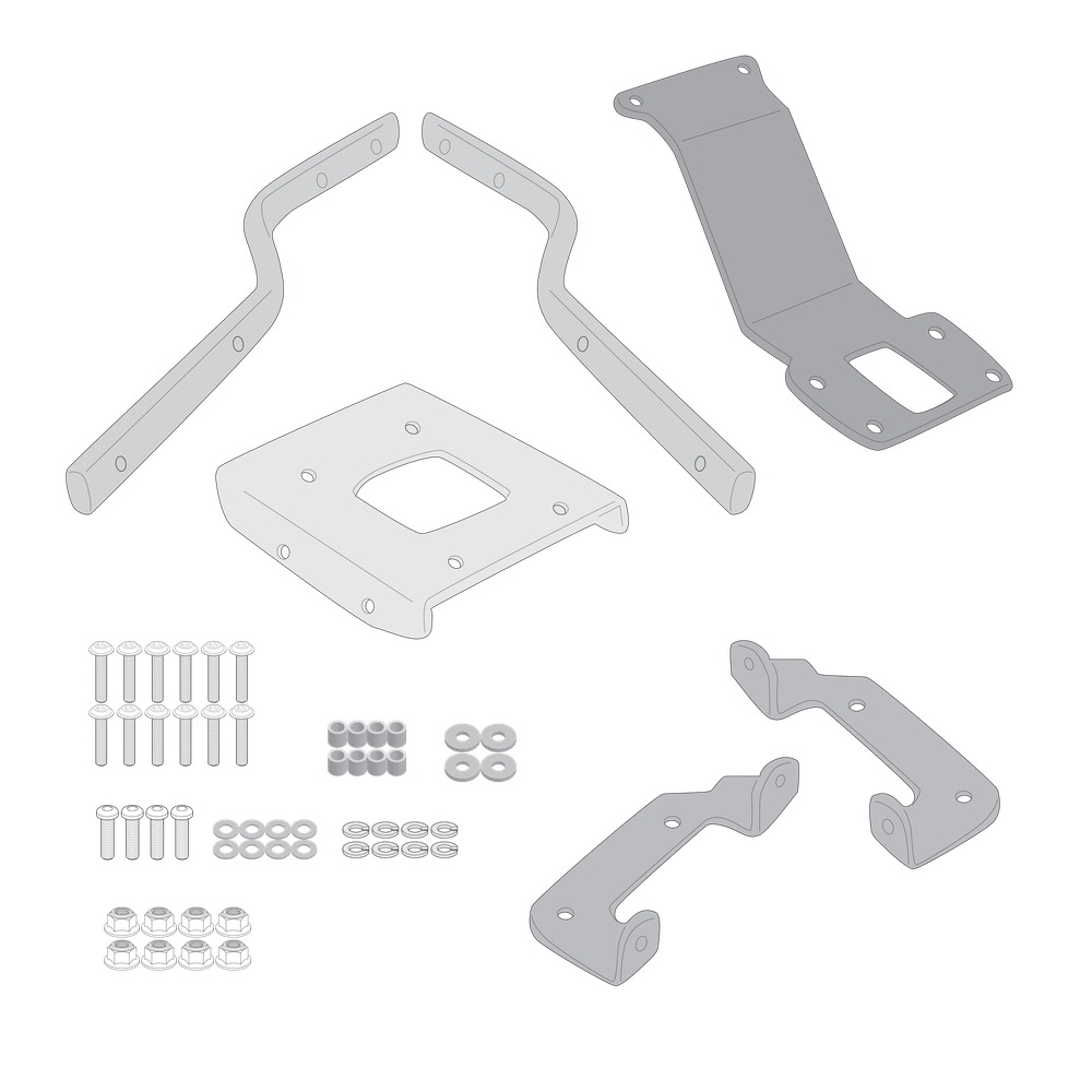Supporto per valigie centrali GIVI SR8965