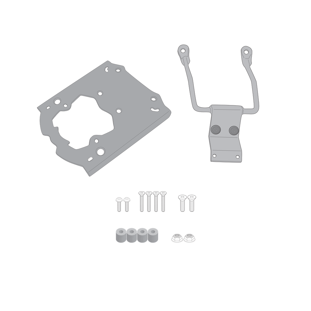 Supporto per valigie centrali GIVI SR9054