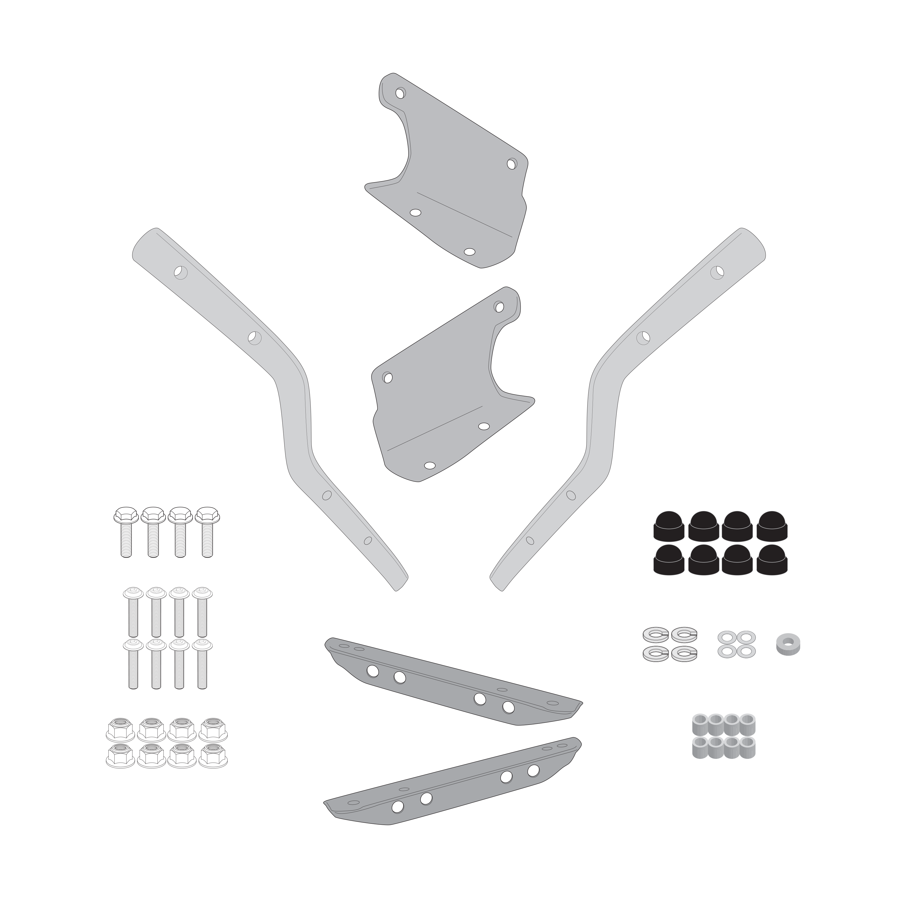 Supporto per valigie centrali GIVI SR9063