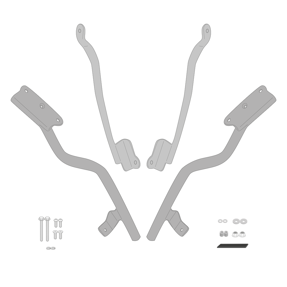 Supporto per valigie centrali GIVI SR9221