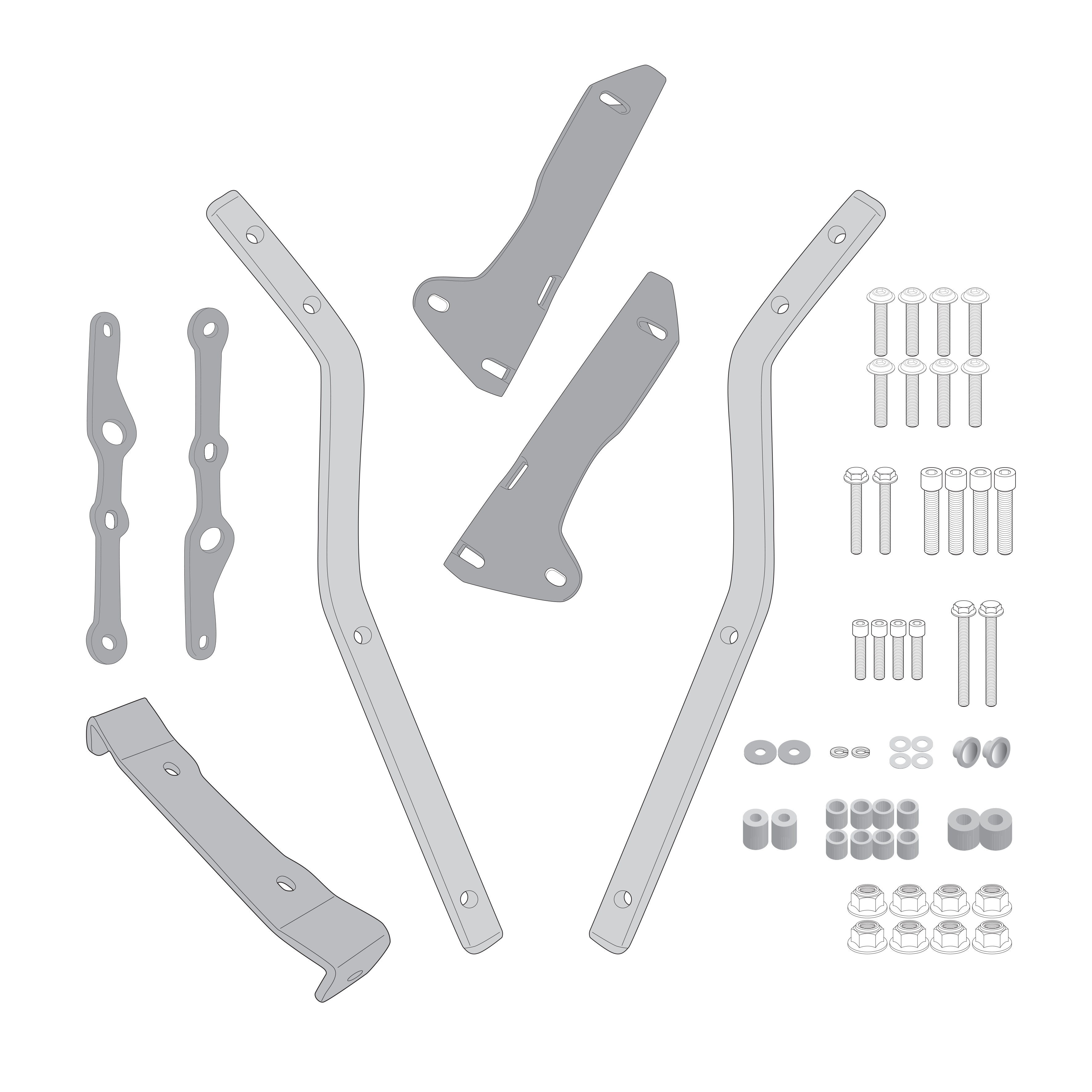 Supporto per valigie centrali GIVI SR9250