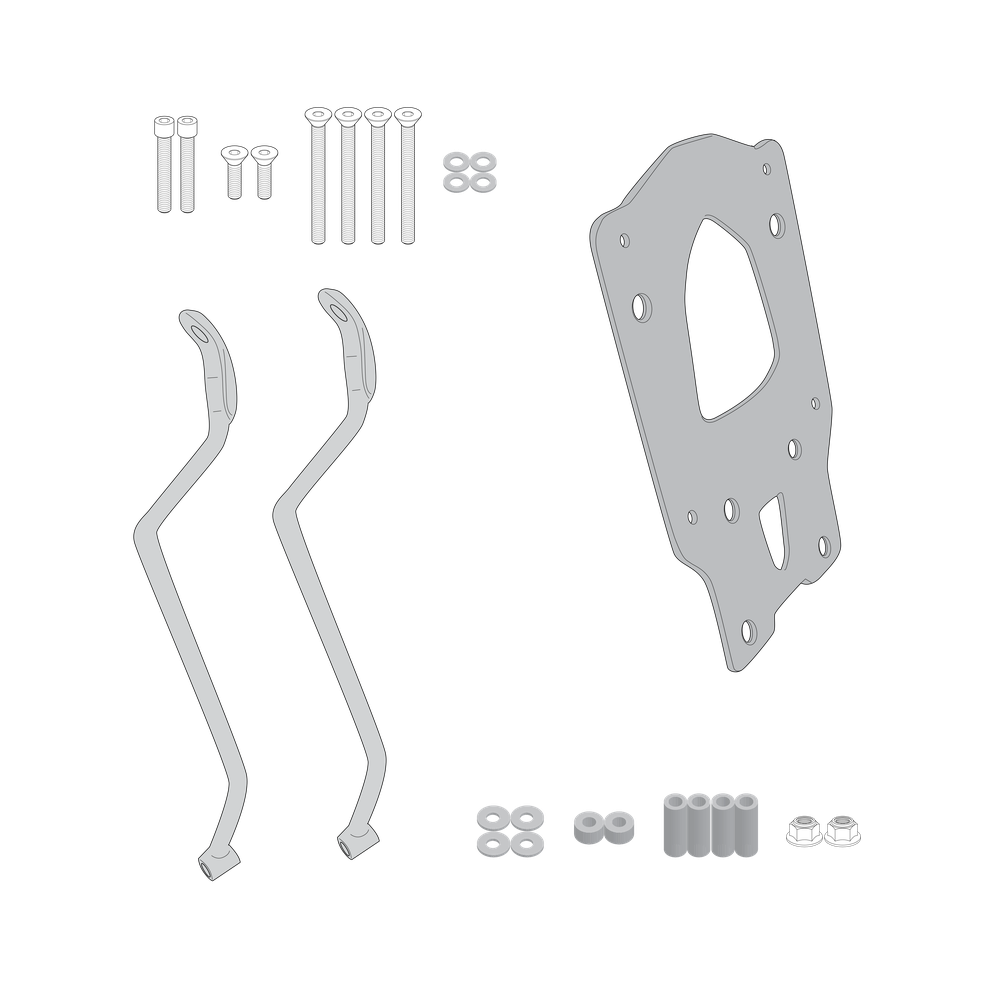 Supporto per valigie centrali GIVI SR9352