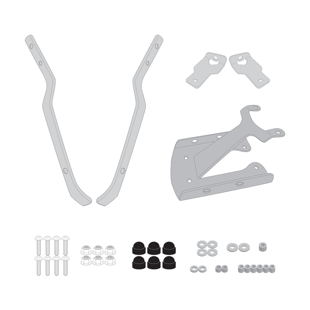 Supporto per valigie centrali GIVI SR9530