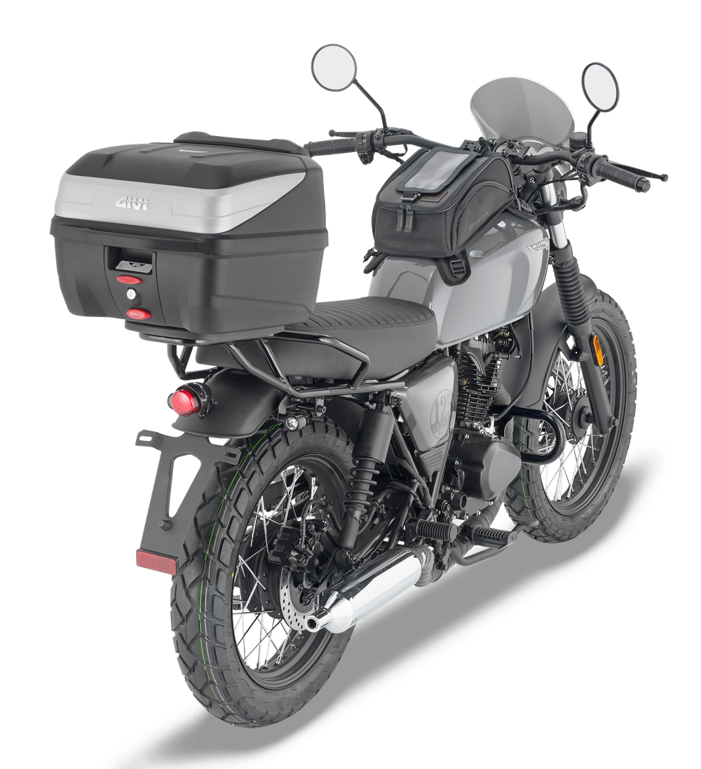 Attacco GIVI SR9610 montato con B32 su Brixton Cromwell 125 (22)