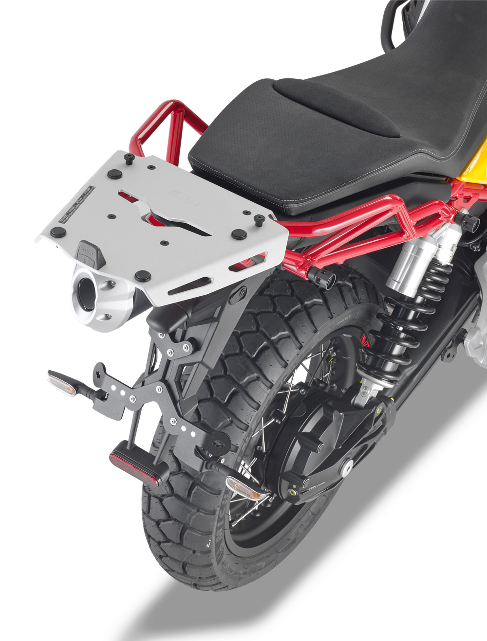 Attacco GIVI SRA8203 montata su Moto Guzzi V85 TT (19)