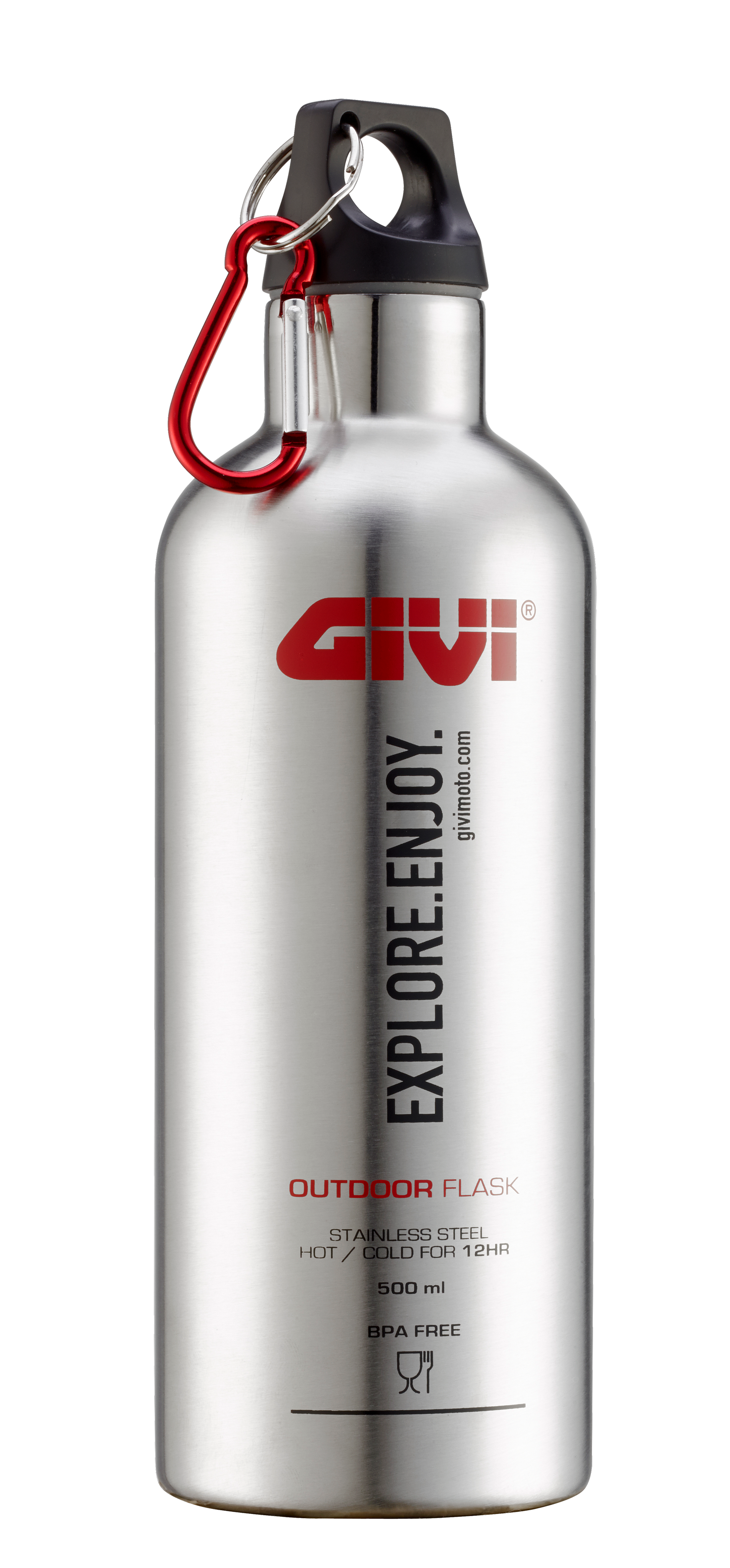 STF500S - Accessories Safety and Comfort for Motorcycles Stainless-steel thermal flask STF500S