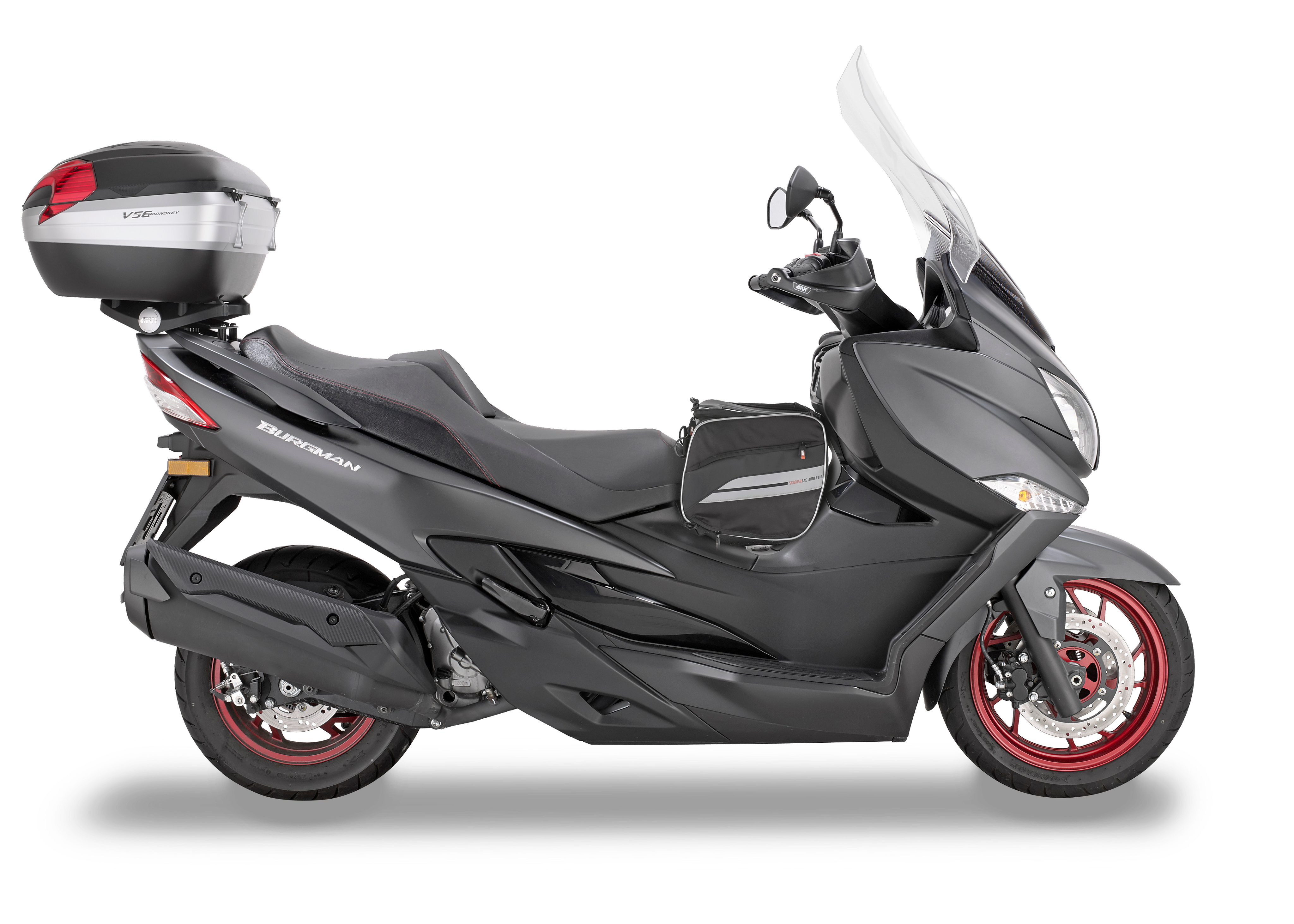 Allestimento GIVI su Suzuki Burgman 400 (17) lato
