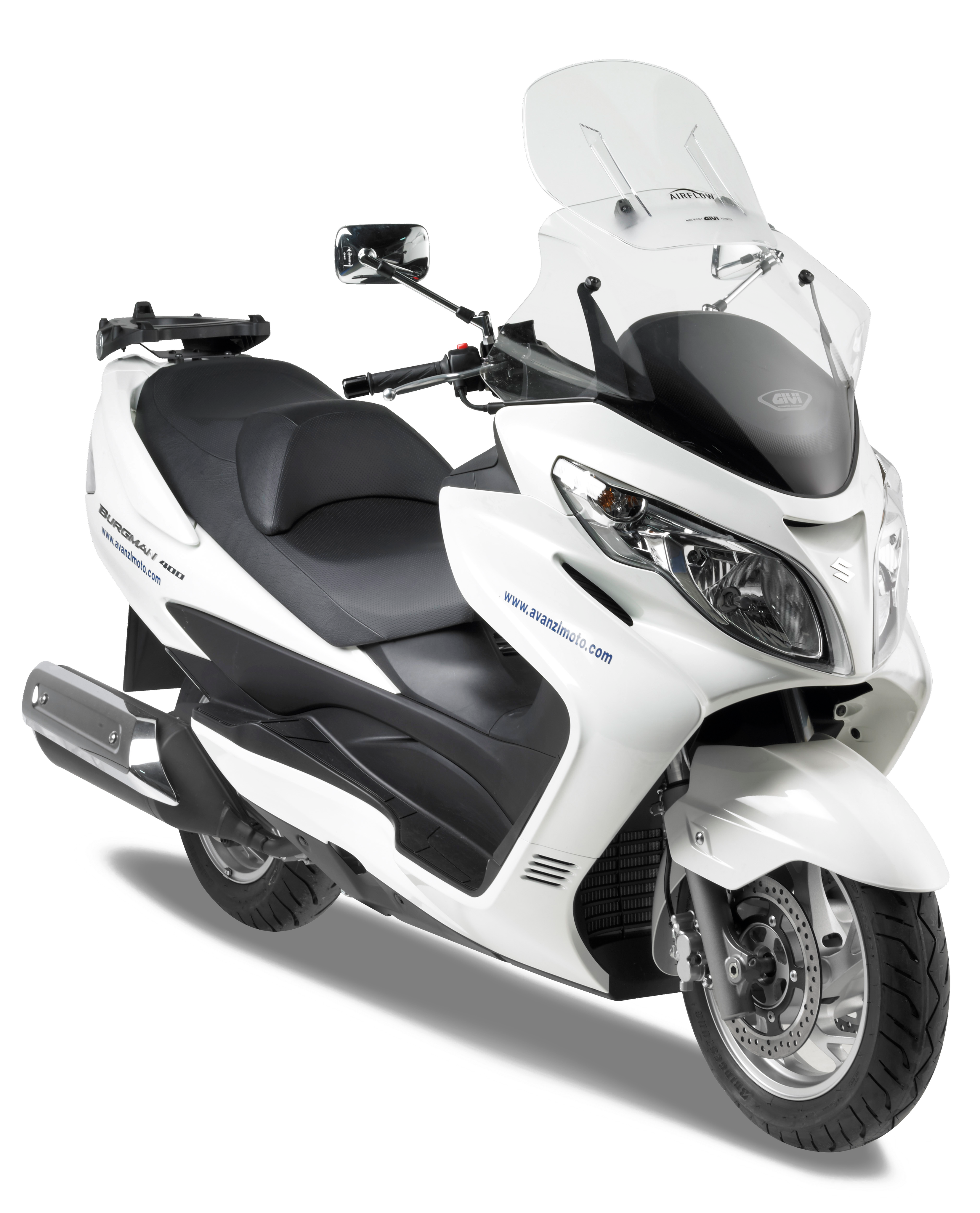 Allestimento GIVI su Suzuki Burgman 400 L1 (06) lato
