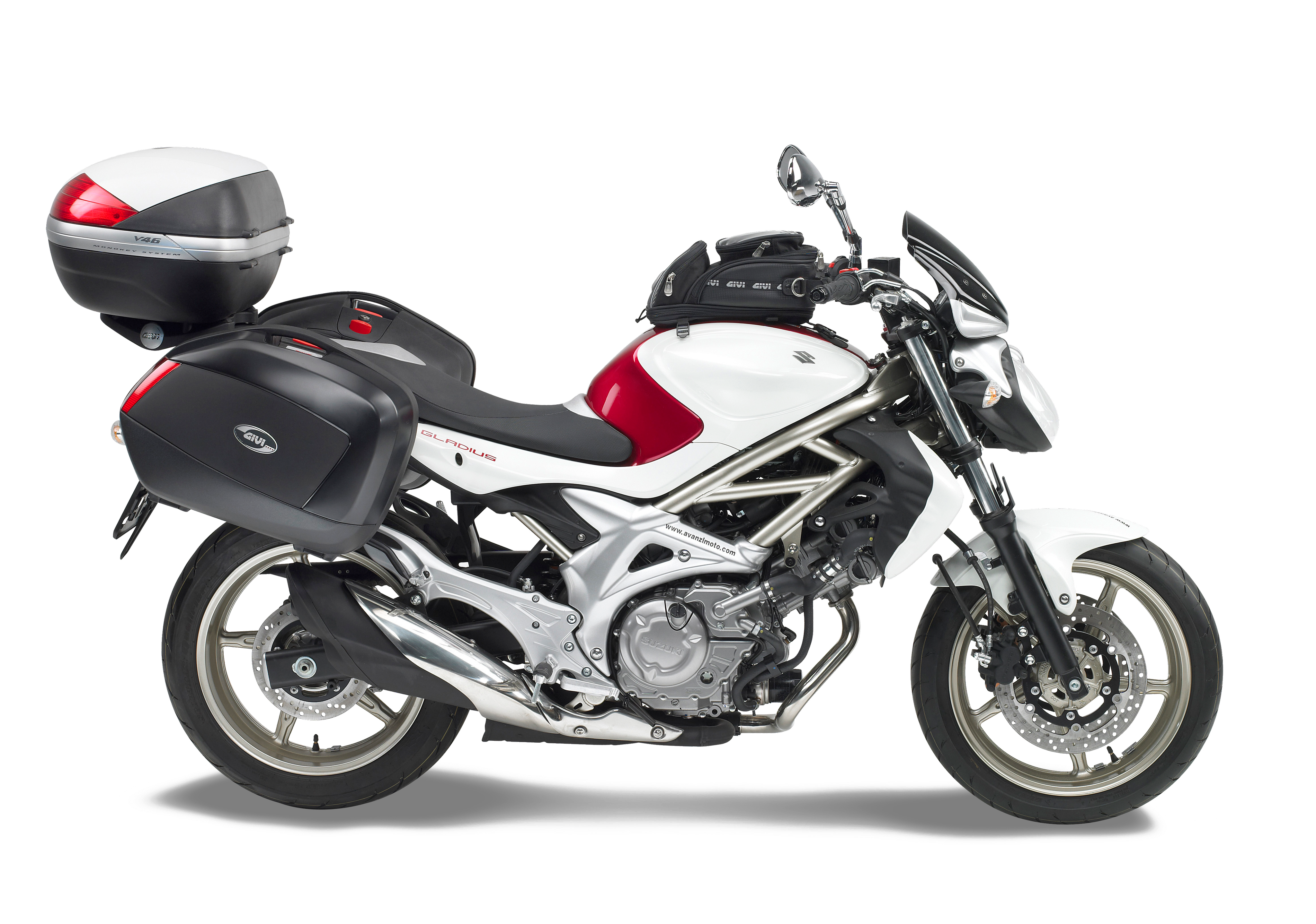 Allestimento GIVI su Suzuki Gladius 650 (09) lato