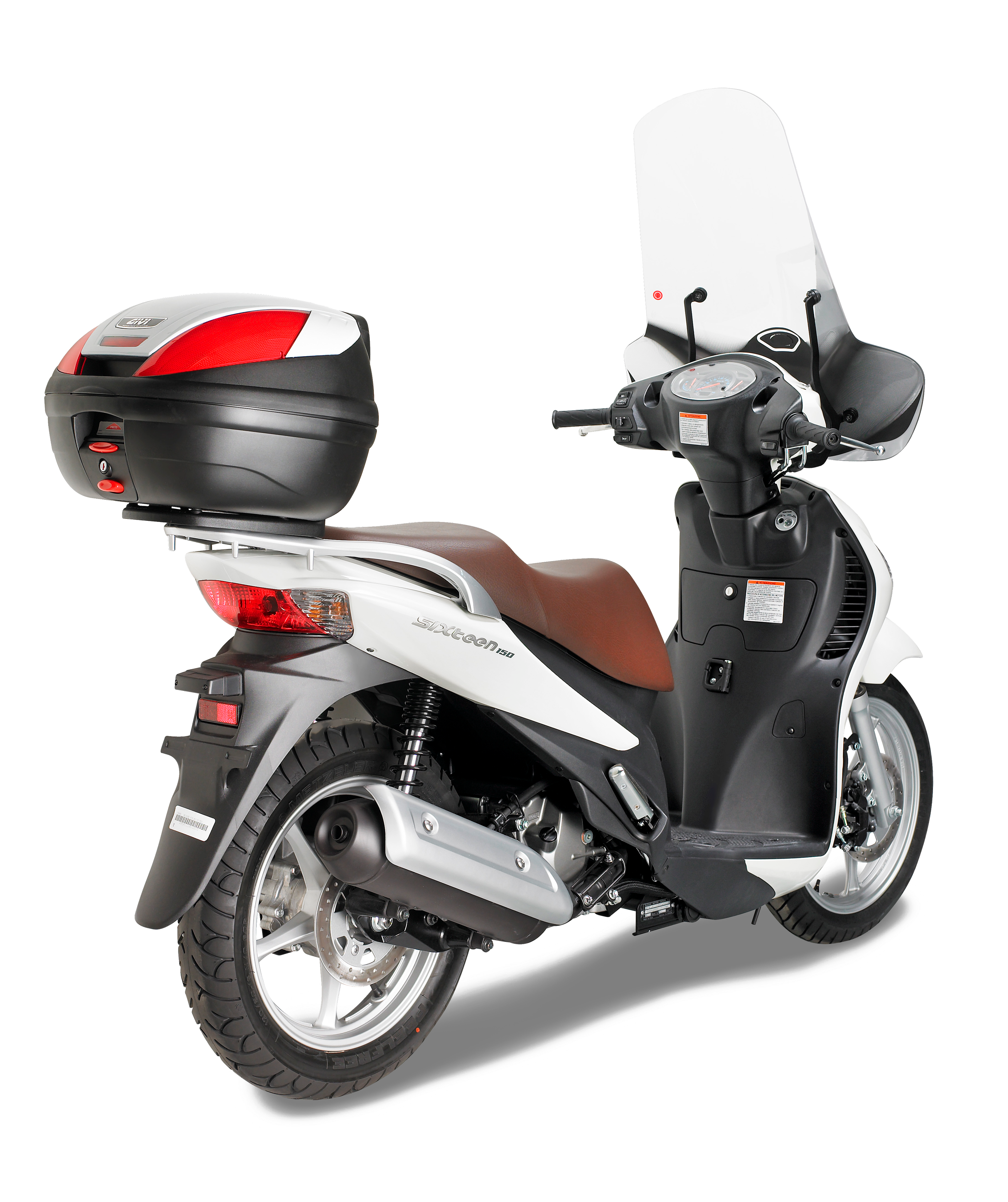 Allestimento GIVI su Suzuki Sixteen 150 (08) lato