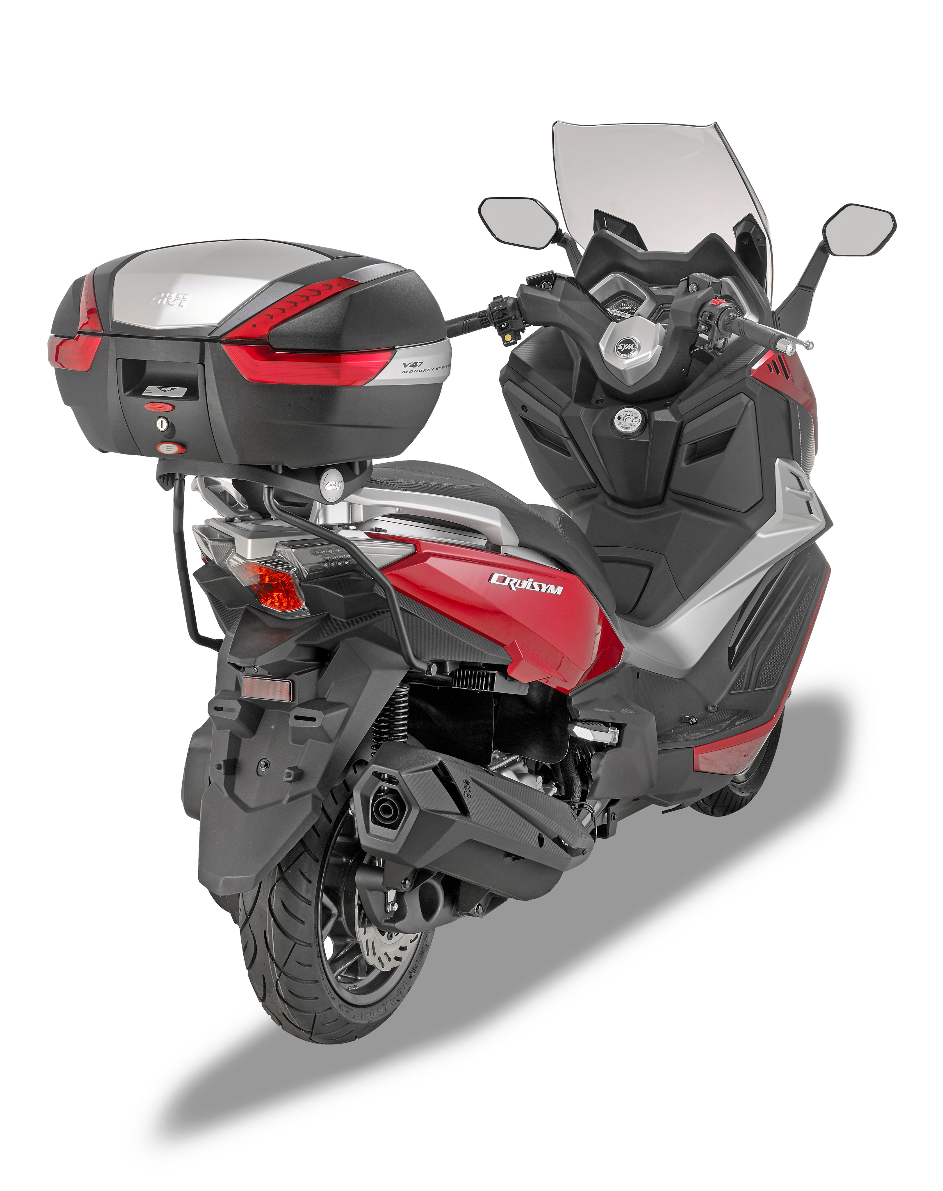 Allestimento GIVI su Sym Cruisym 300 (17) retro