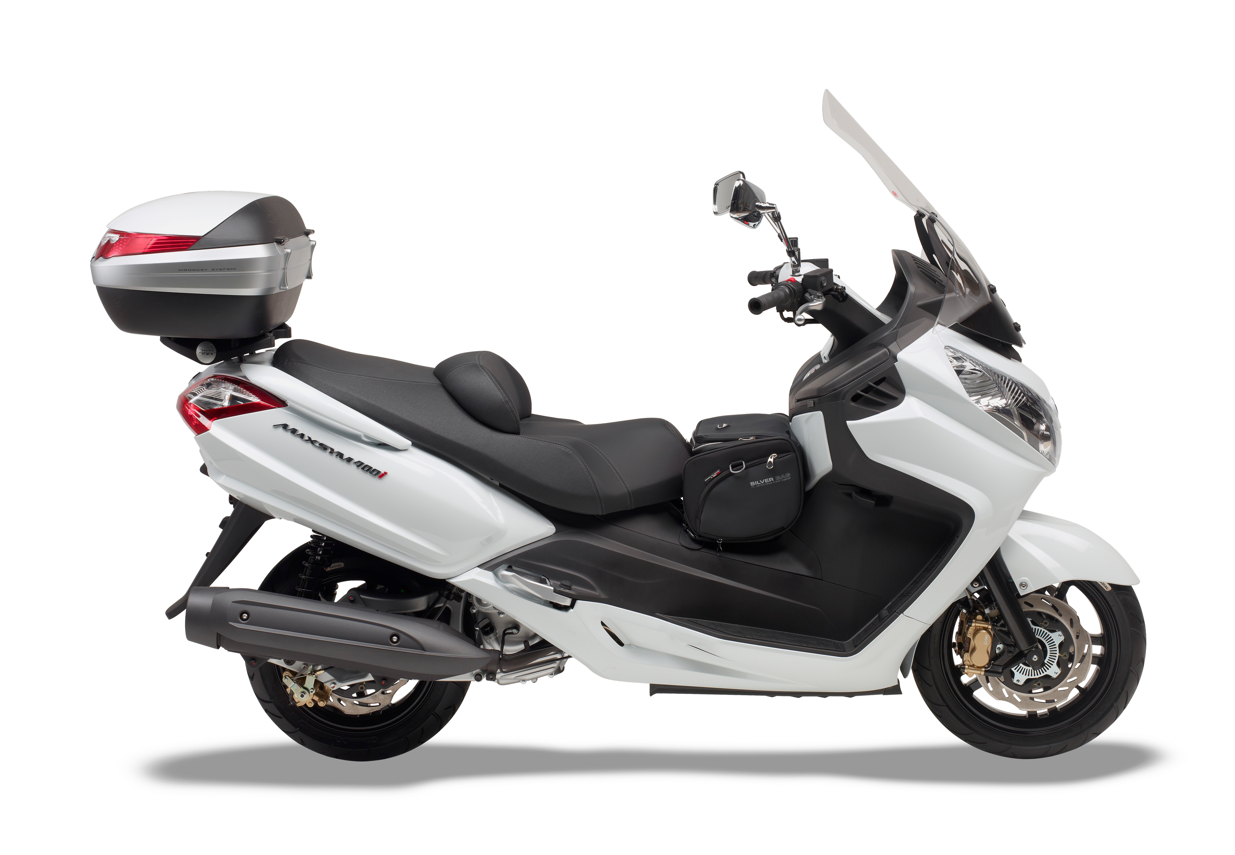 Allestimento GIVI su Sym Maxsym 400 (11) lato