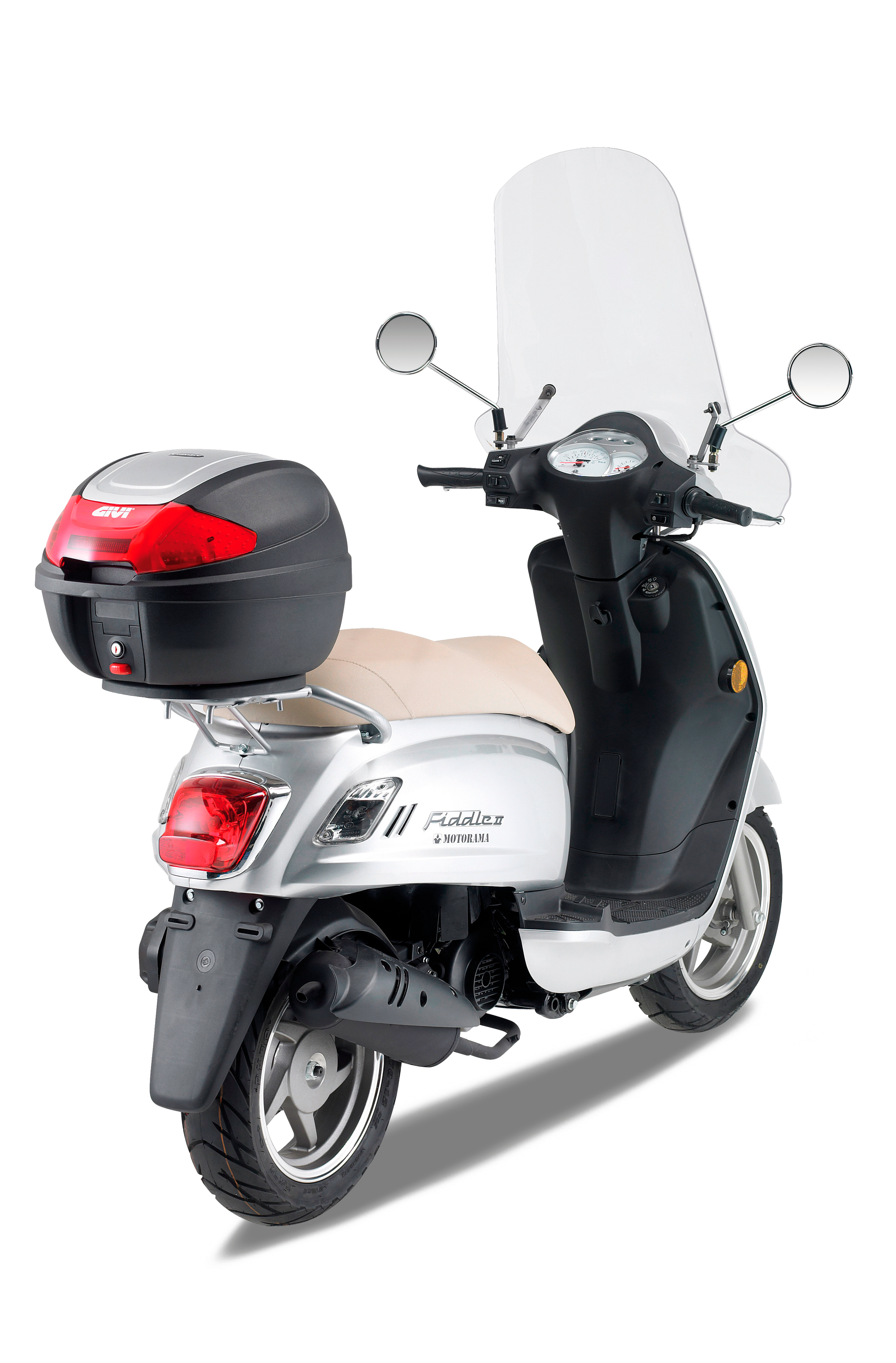 Allestimento GIVI su Sym Sym II 50 (15) retro
