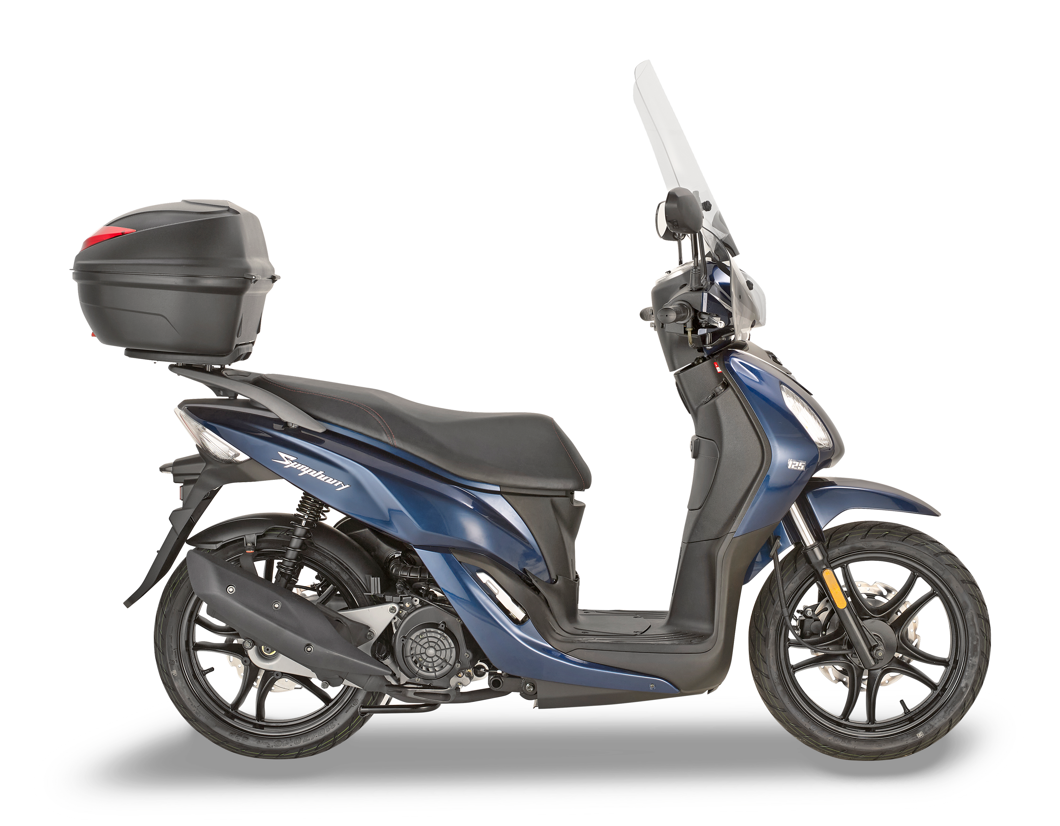 Allestimento GIVI su Sym Symphony 125 Euro 5 (20) lato