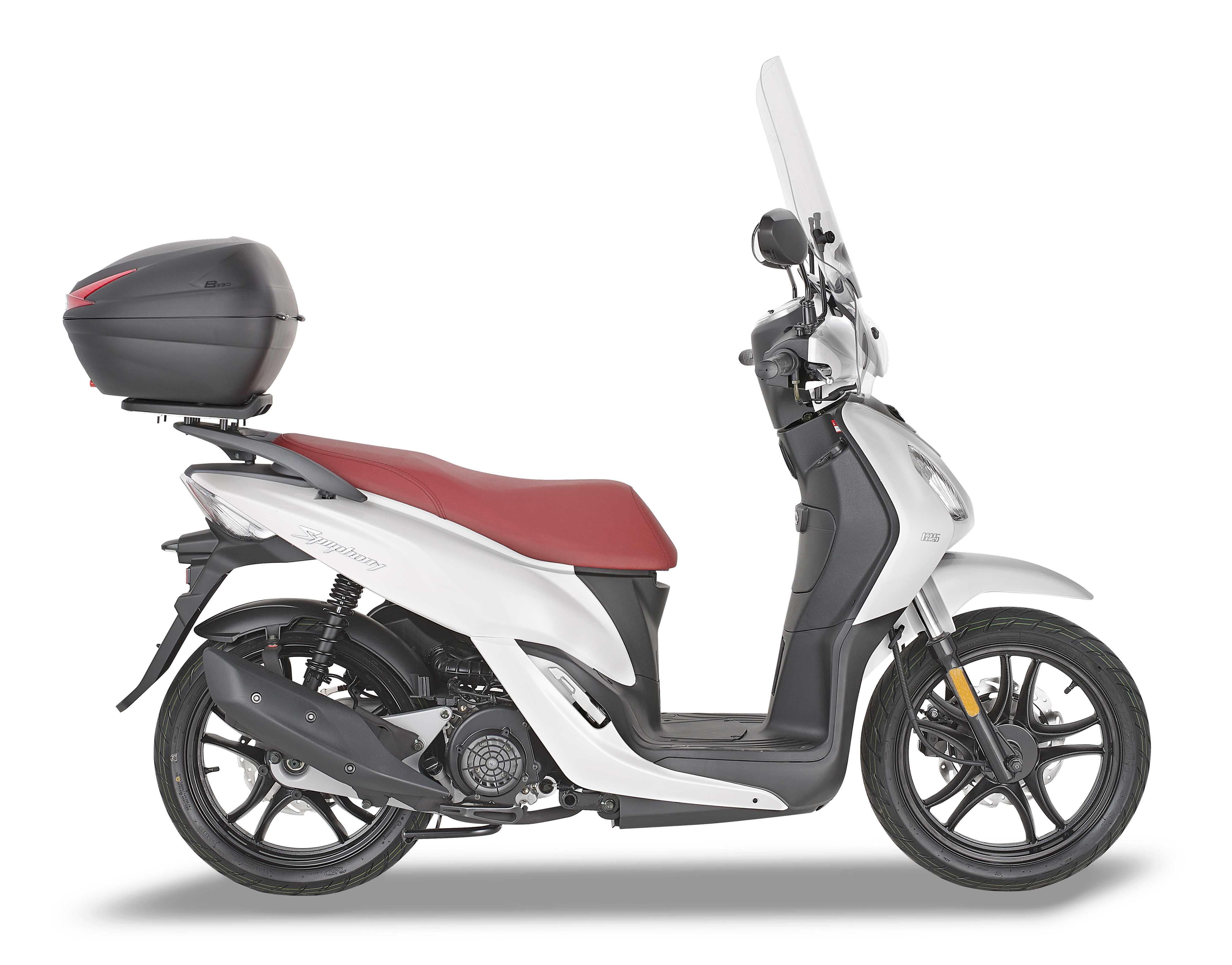 Allestimento GIVI su Sym Symphony 125 Euro 5 (21) lato