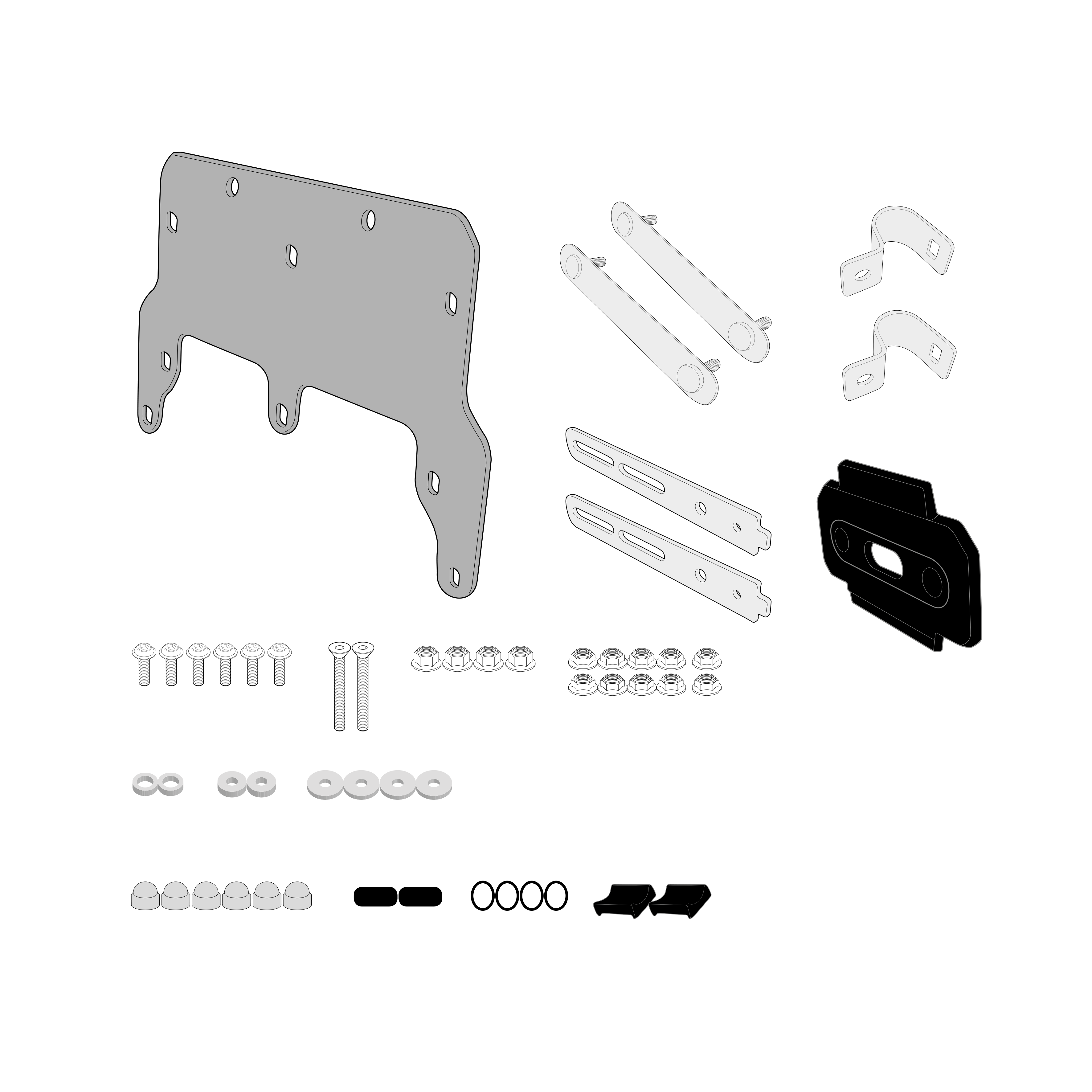 Kit di fissaggio per Toolbox GIVI TL1146KIT