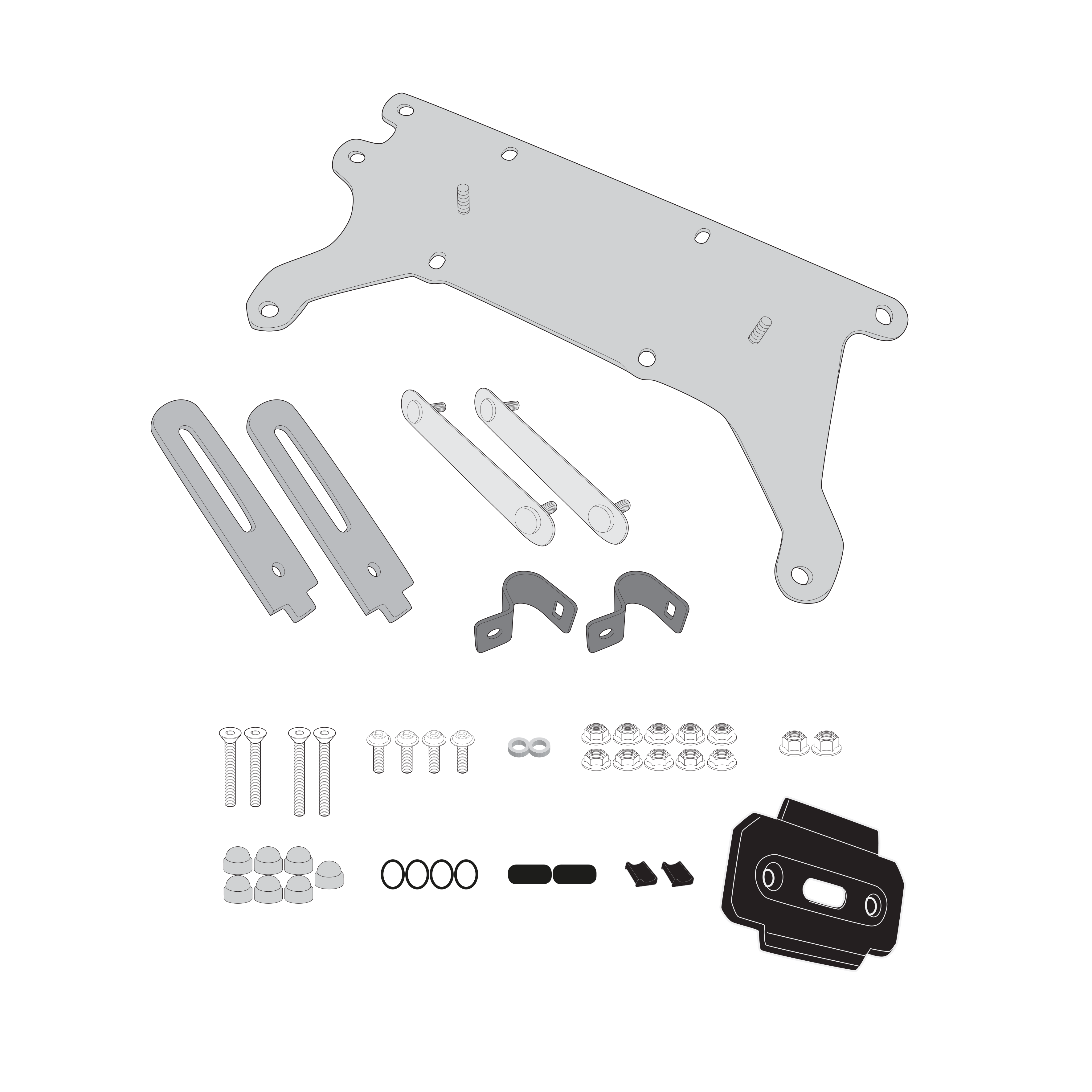 Kit di fissaggio per Toolbox GIVI TL1161KIT
