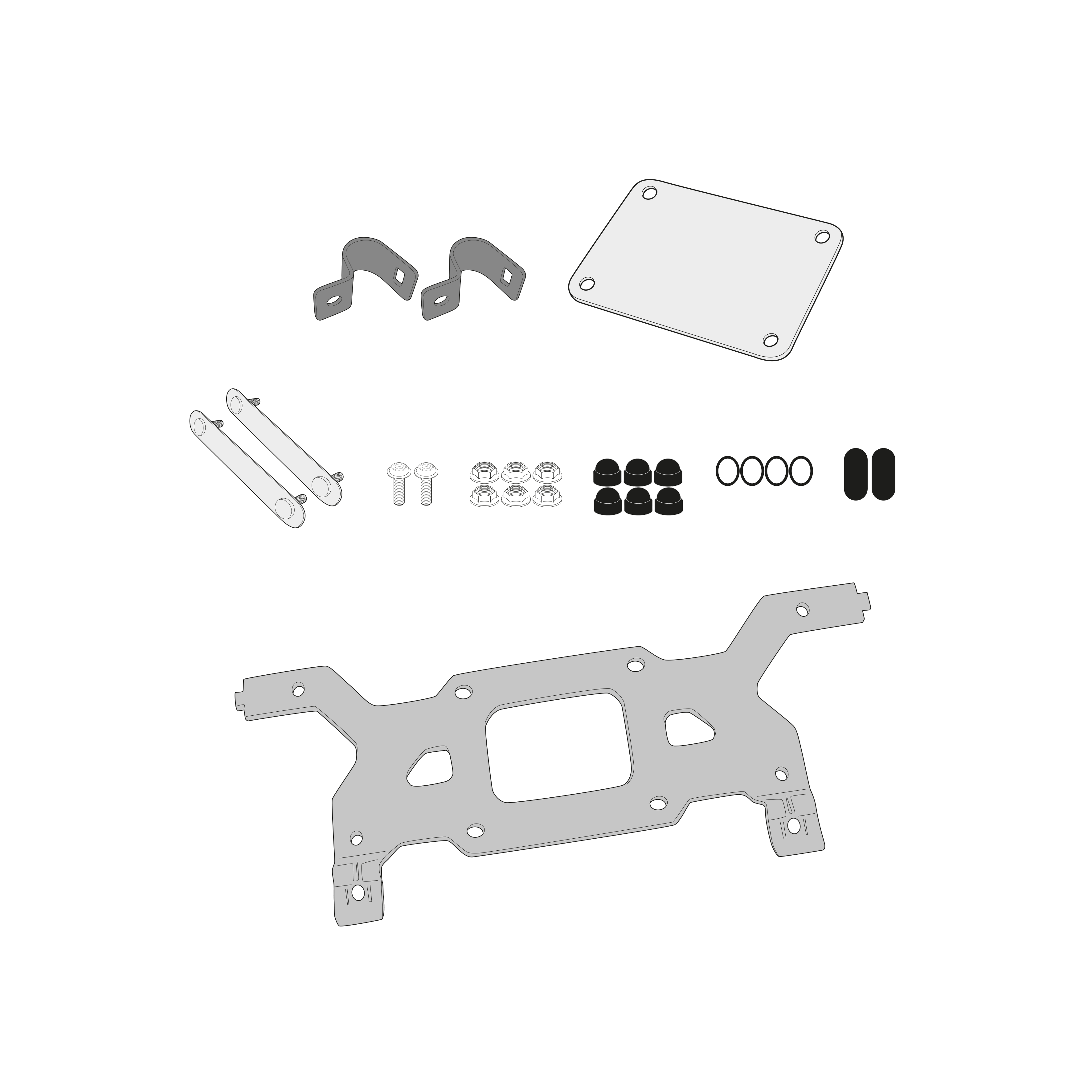 Kit di fissaggio per Toolbox GIVI TL1192KIT