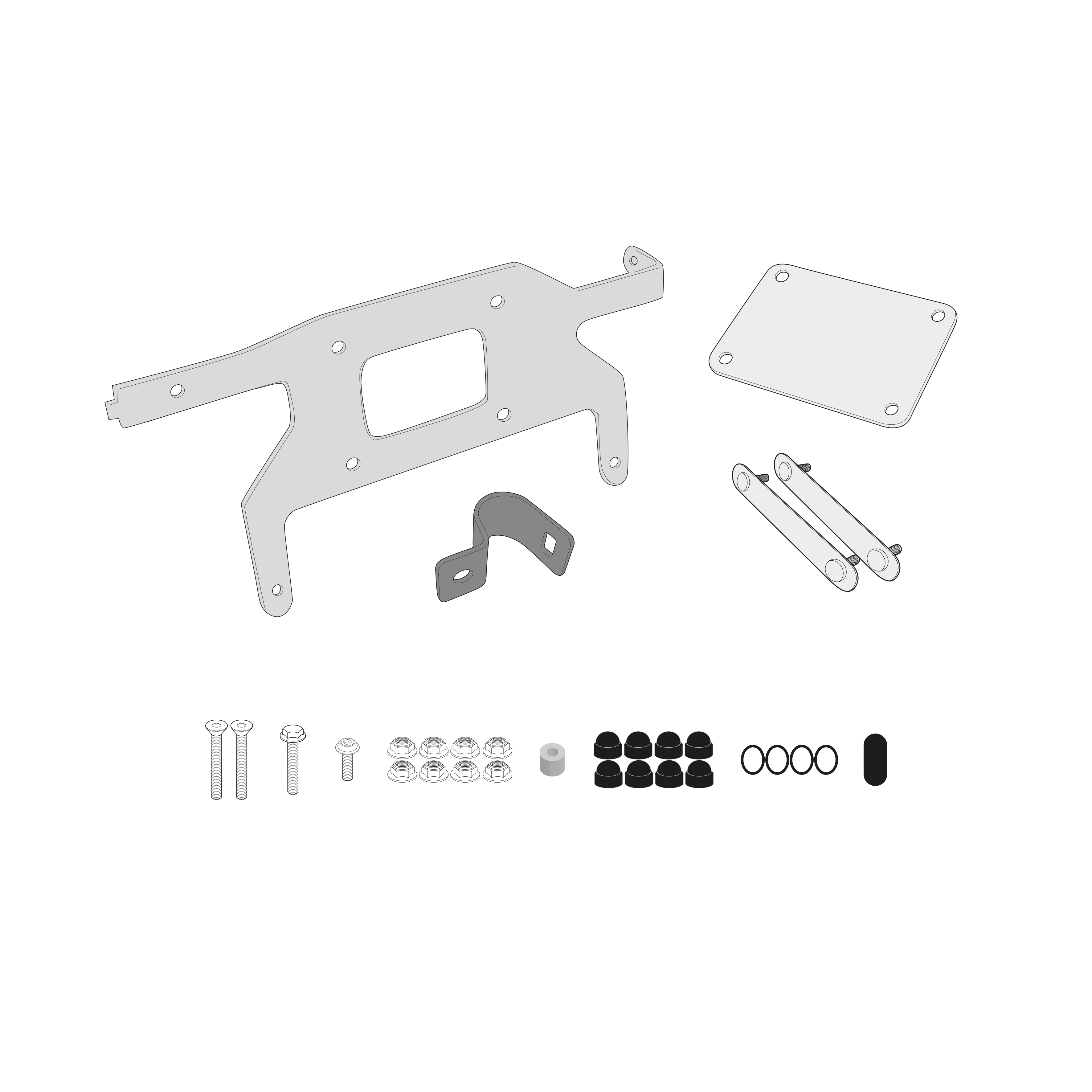 Kit di fissaggio per Toolbox GIVI TL2145KIT