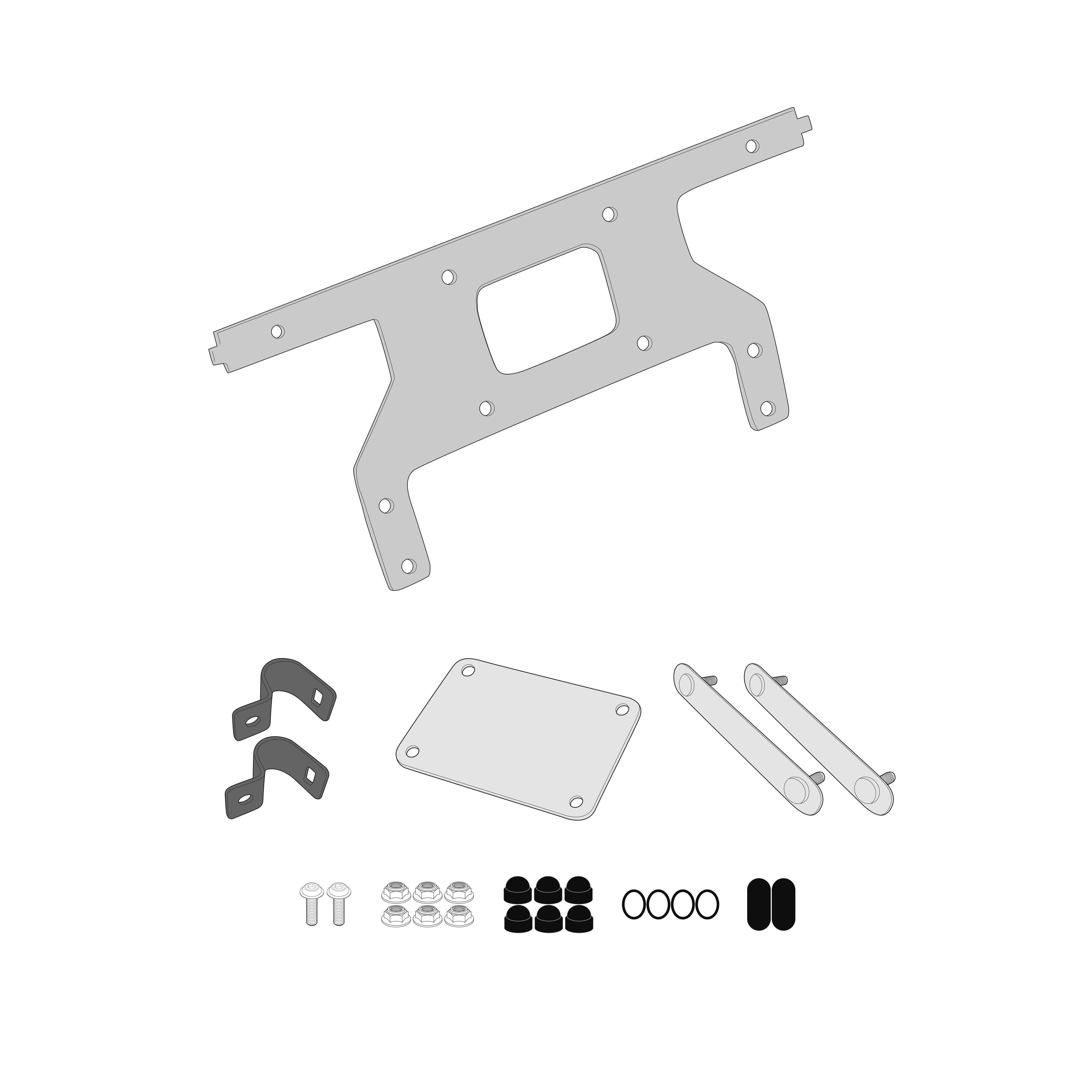 Kit di fissaggio per Toolbox GIVI TL2165KIT