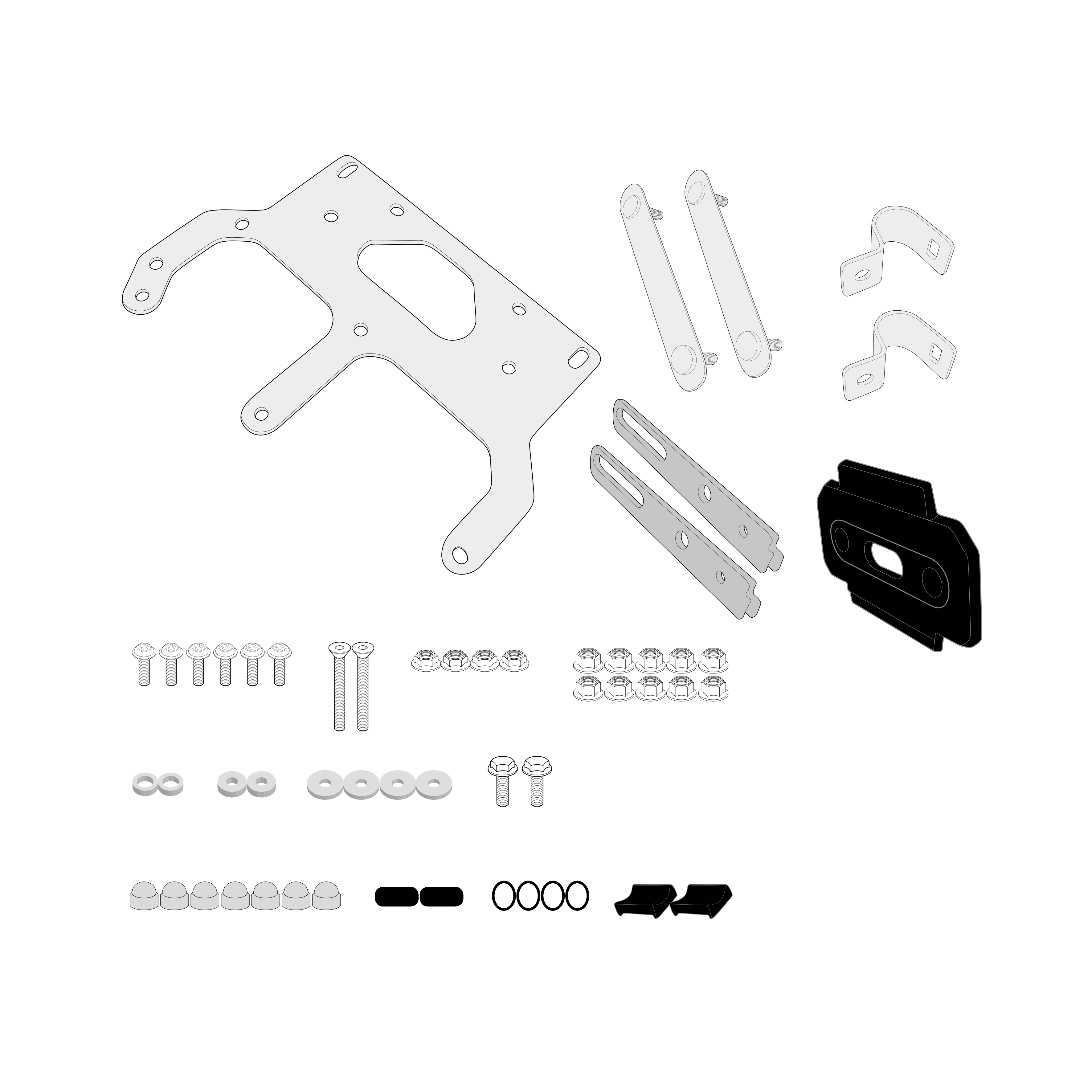 Kit di fissaggio per Toolbox GIVI TL3112KIT