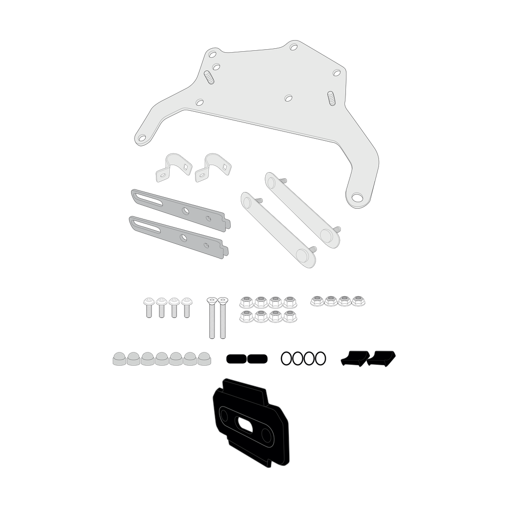 Kit di fissaggio per Toolbox GIVI TL5108PLRKIT