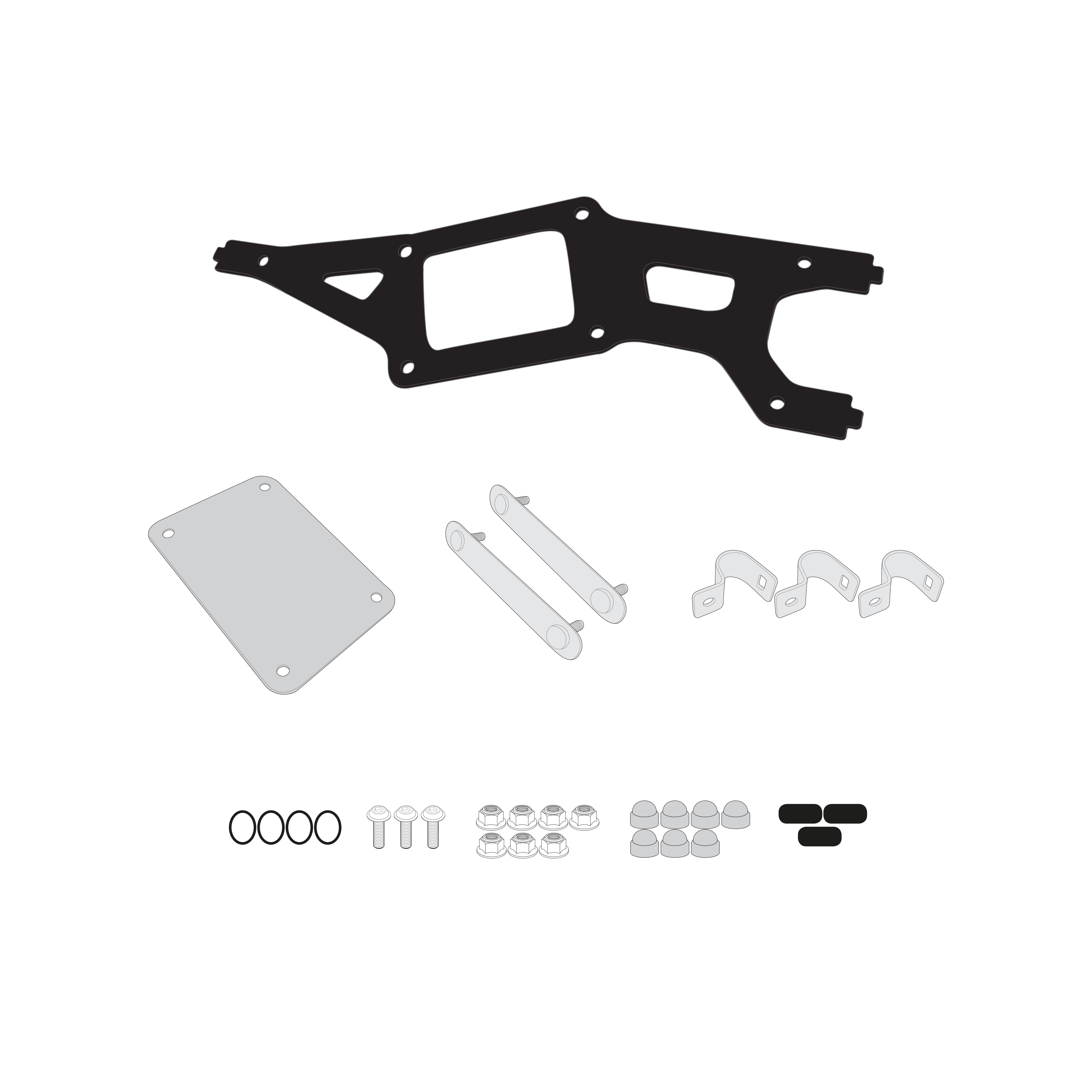 Kit di fissaggio per Toolbox GIVI TL5112KIT