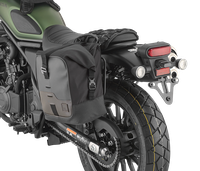 Supporto per borse soffici laterali soft-side-bag-support pannier-holder mounted-on givi GIVI TMT1210 montato su Honda CL 500 (23)