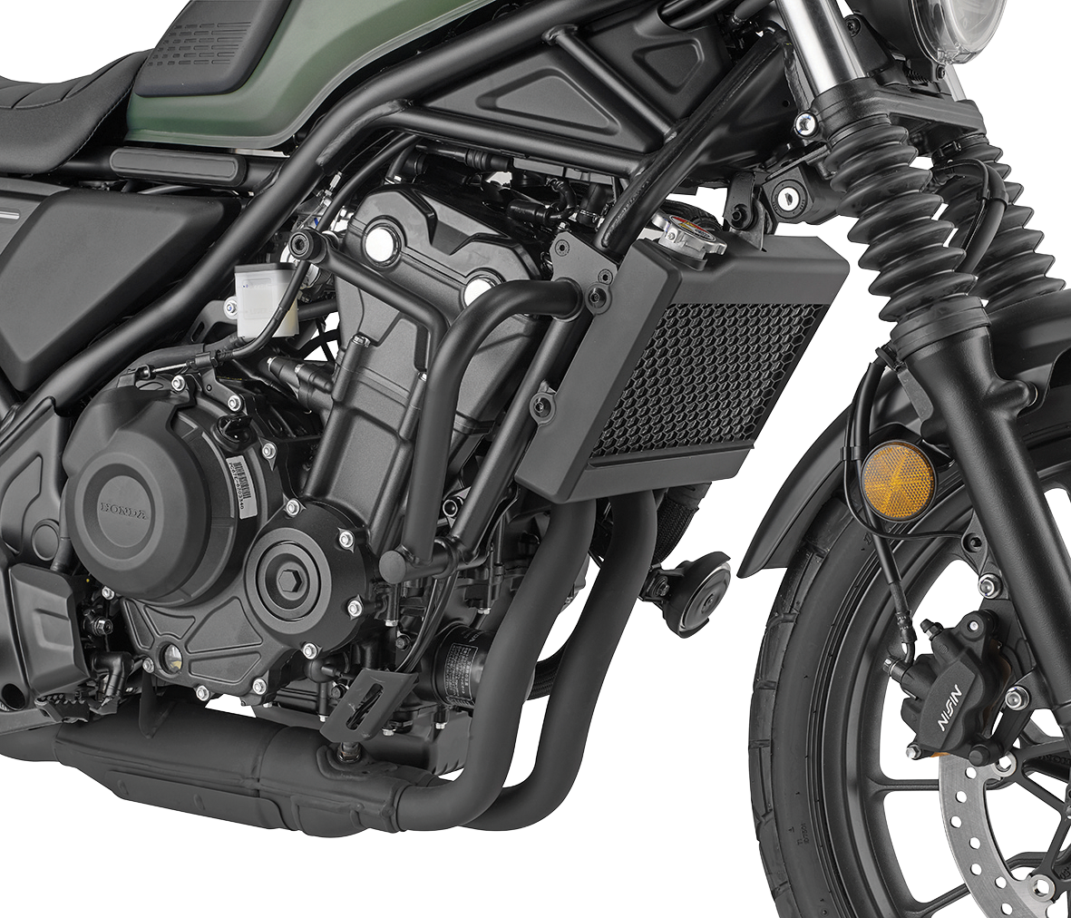 Protezione per paramotore crash-bars engine-guard mounted-on givi GIVI TN1210 montato su Honda CL 500 (23)