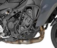 TN2171 Paramotore tubolare specifico nero, montato su Yamaha Tracer 9 (25)
