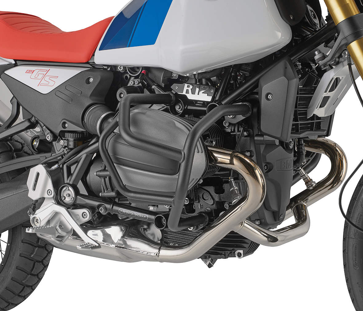Protezione per paramotore crash-bars engine-guard mounted-on givi GIVI TN5151 montato su BMW R 12 G/S (25)