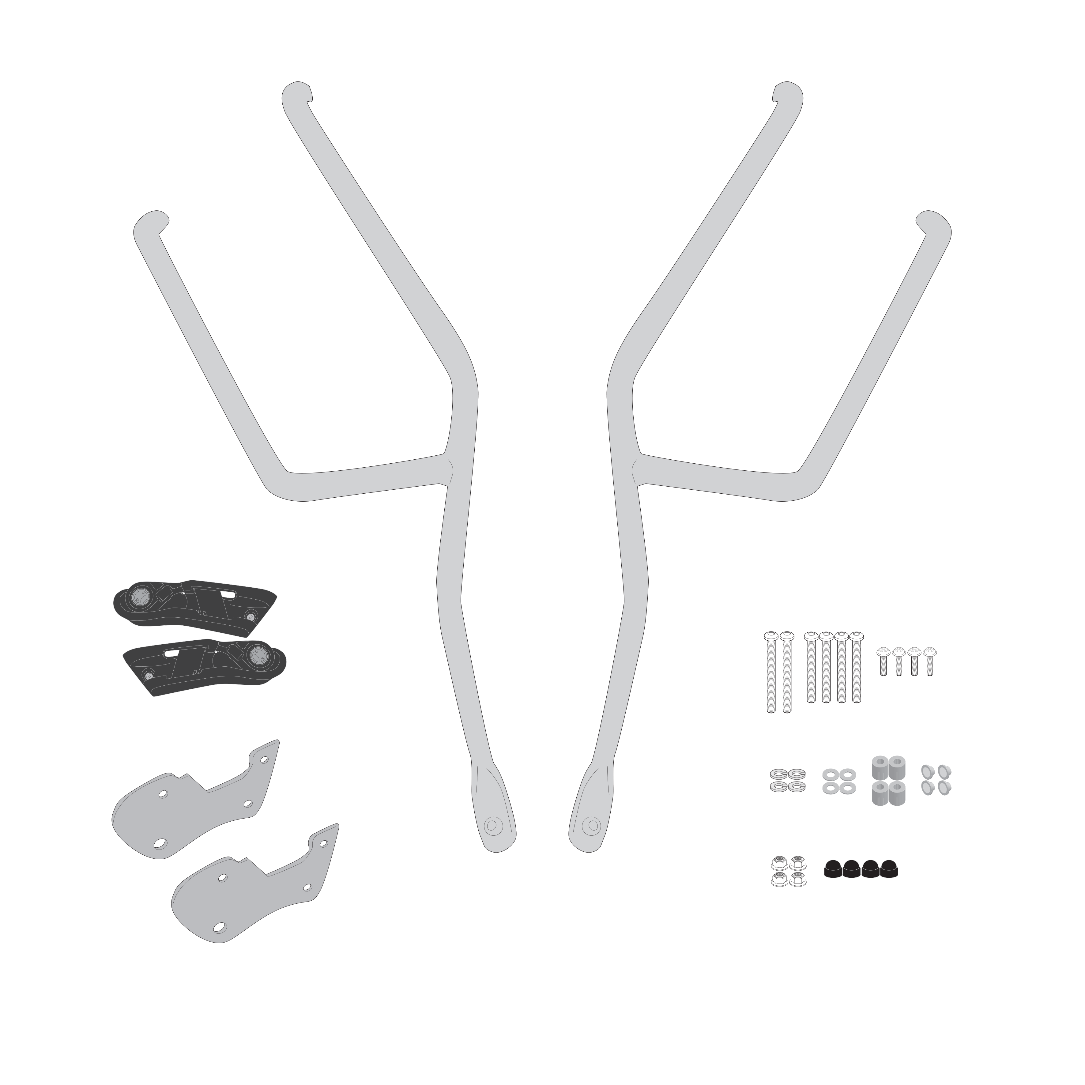 Supporto per borse soffici laterali GIVI TR1206