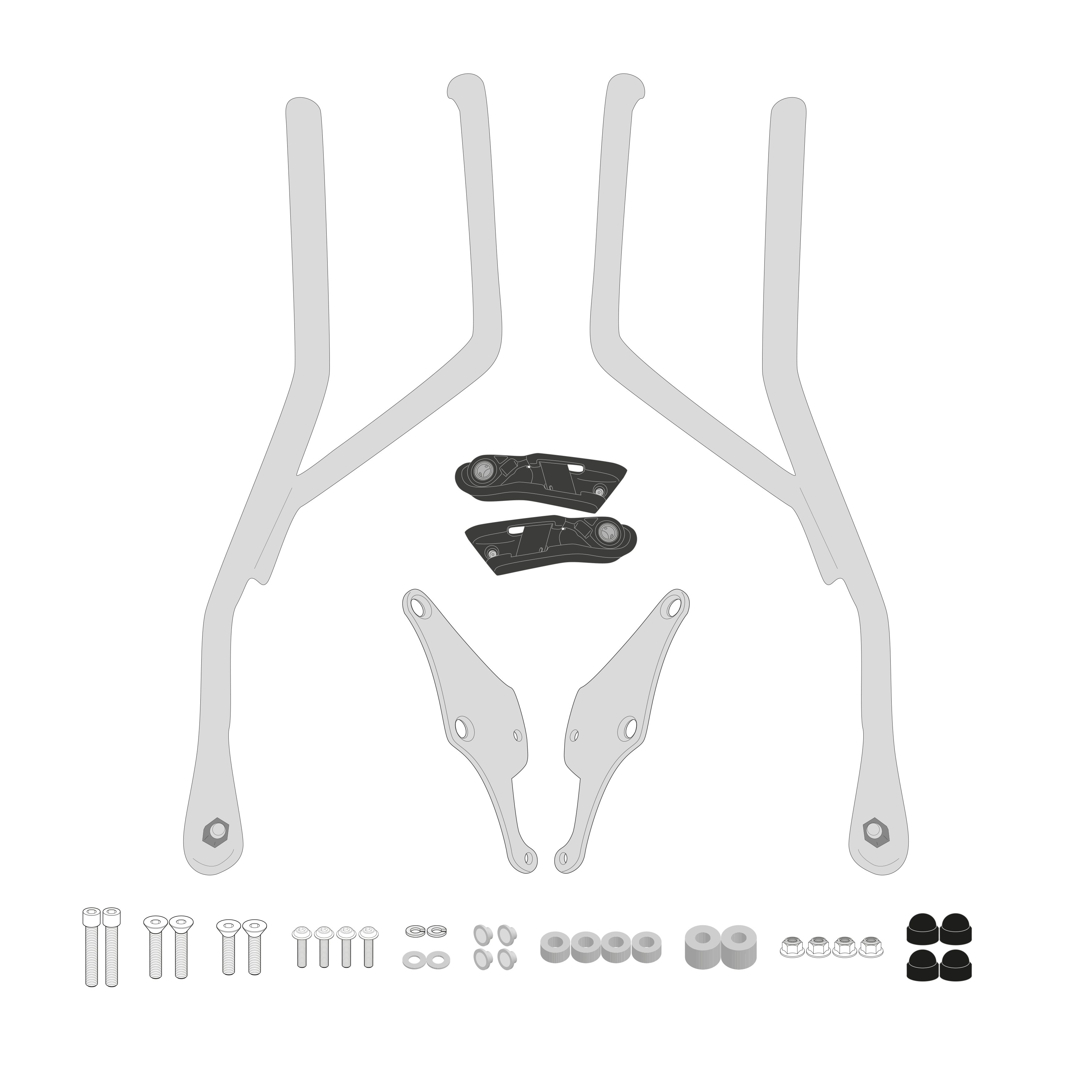 Supporto per borse soffici laterali GIVI TR2139