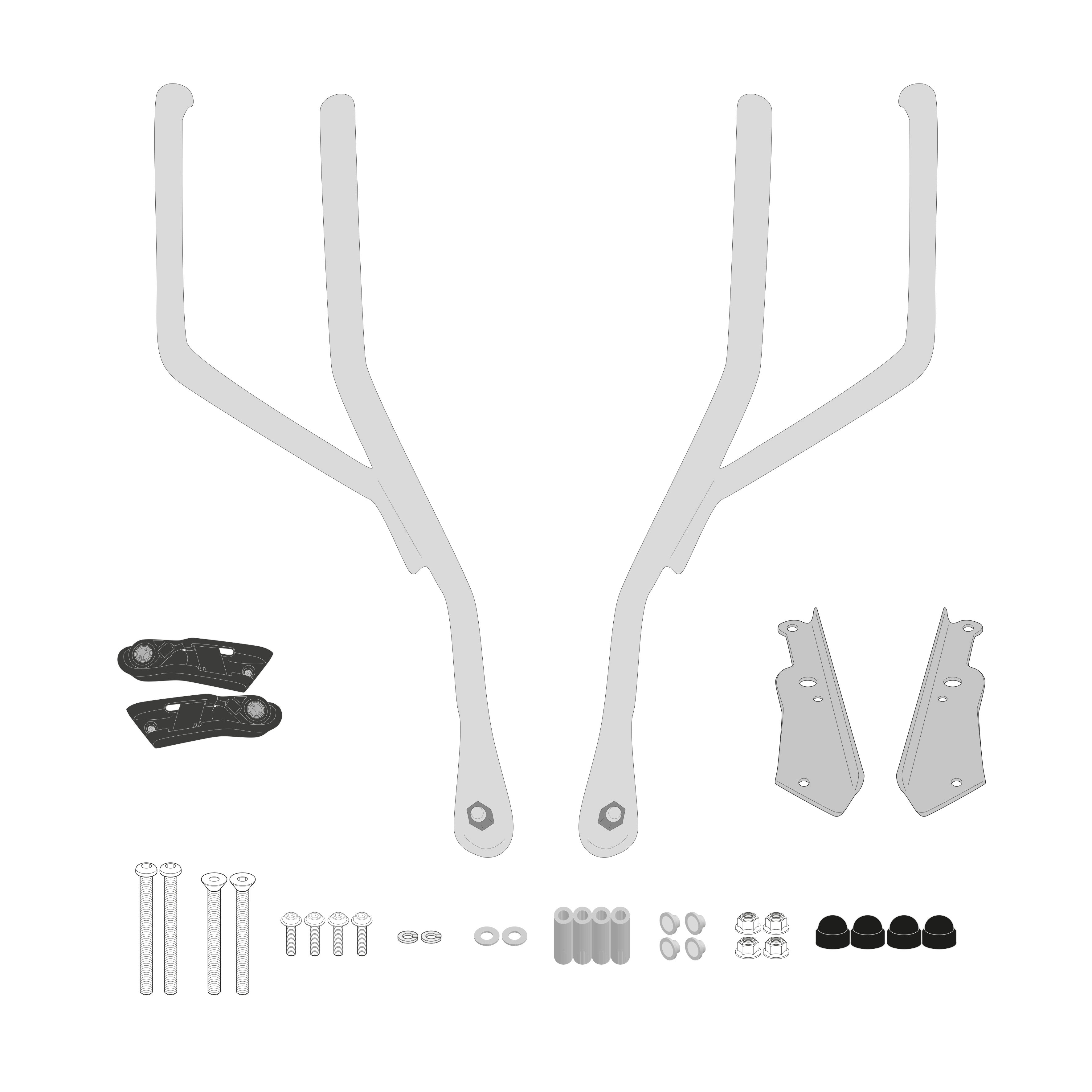 Supporto per borse soffici laterali GIVI TR2148