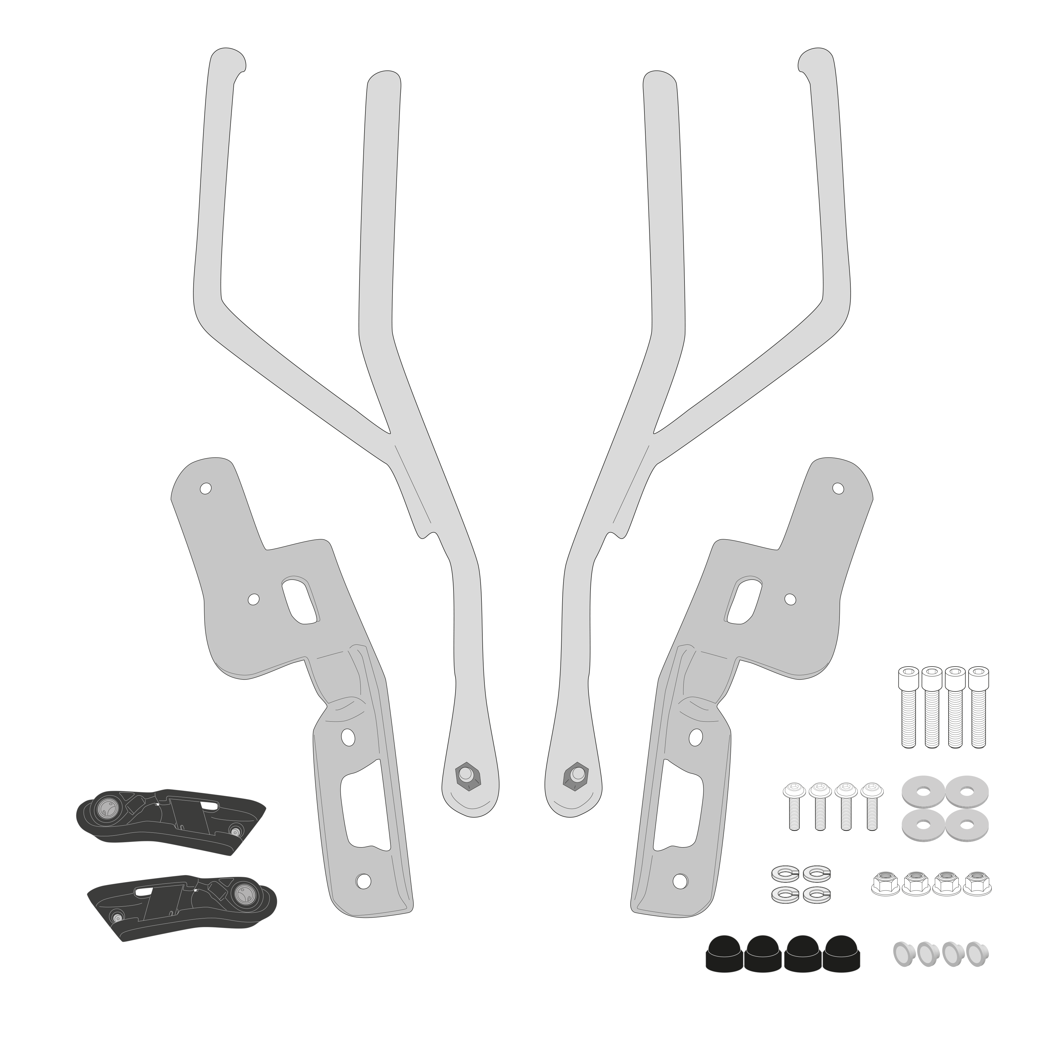 Supporto per borse soffici laterali GIVI TR2157
