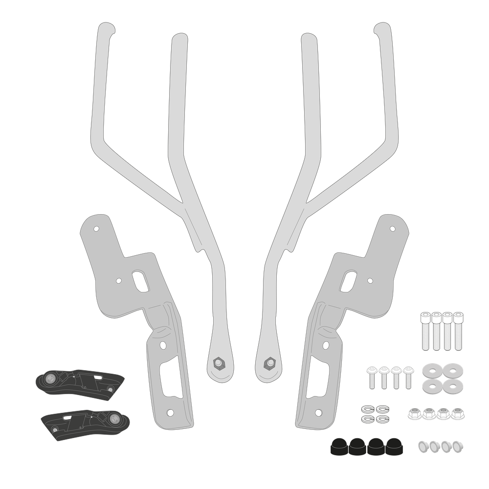 Supporto per borse soffici laterali GIVI TR2157