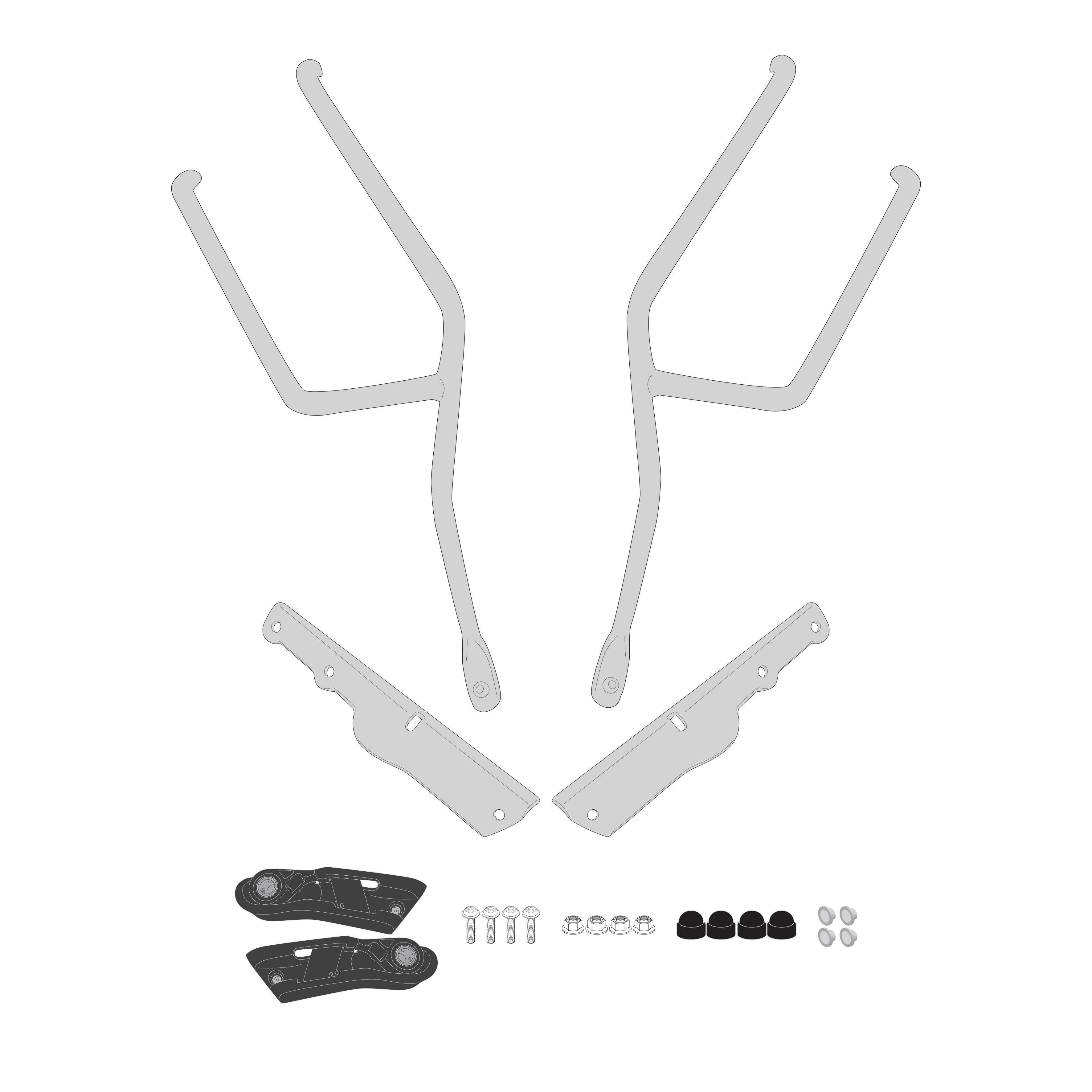 Supporto per borse soffici laterali GIVI TR2159