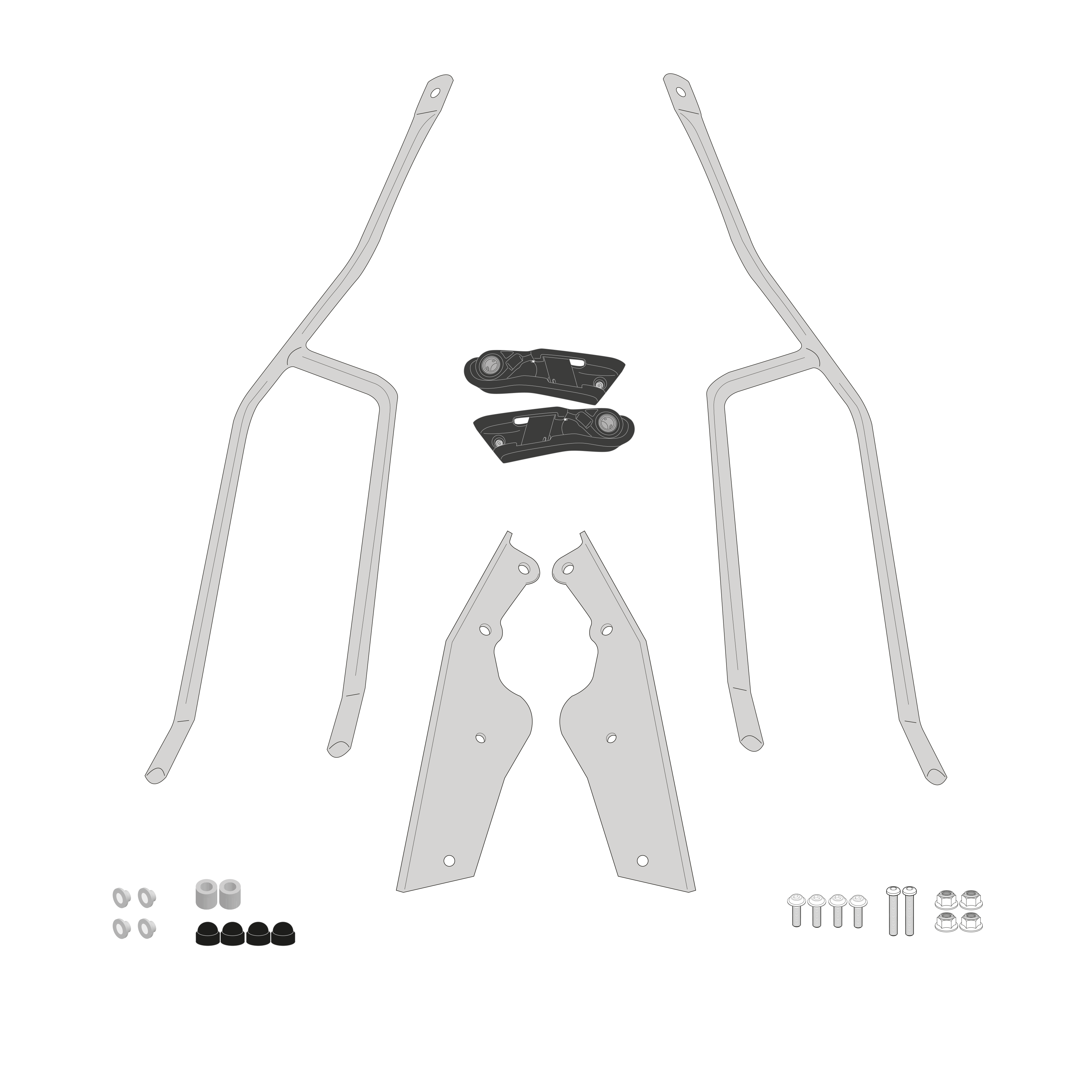 Supporto per borse soffici laterali GIVI TR2171